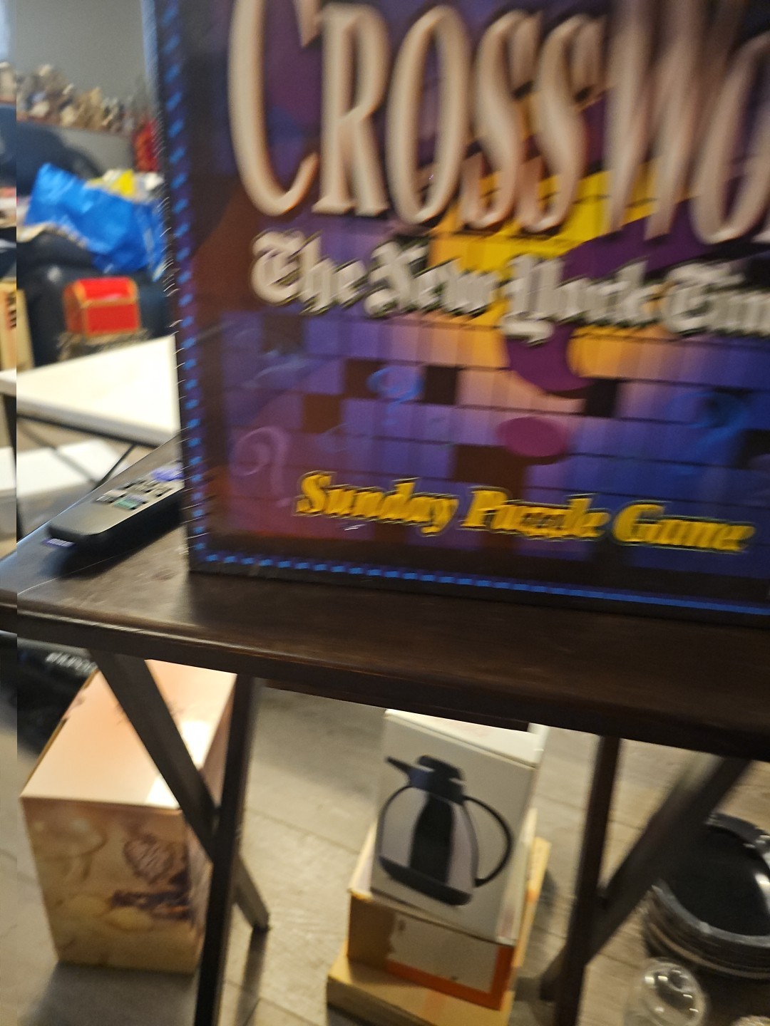 VINTAGE Crossword “The New York Times” Sunday Puzzle Game 1997