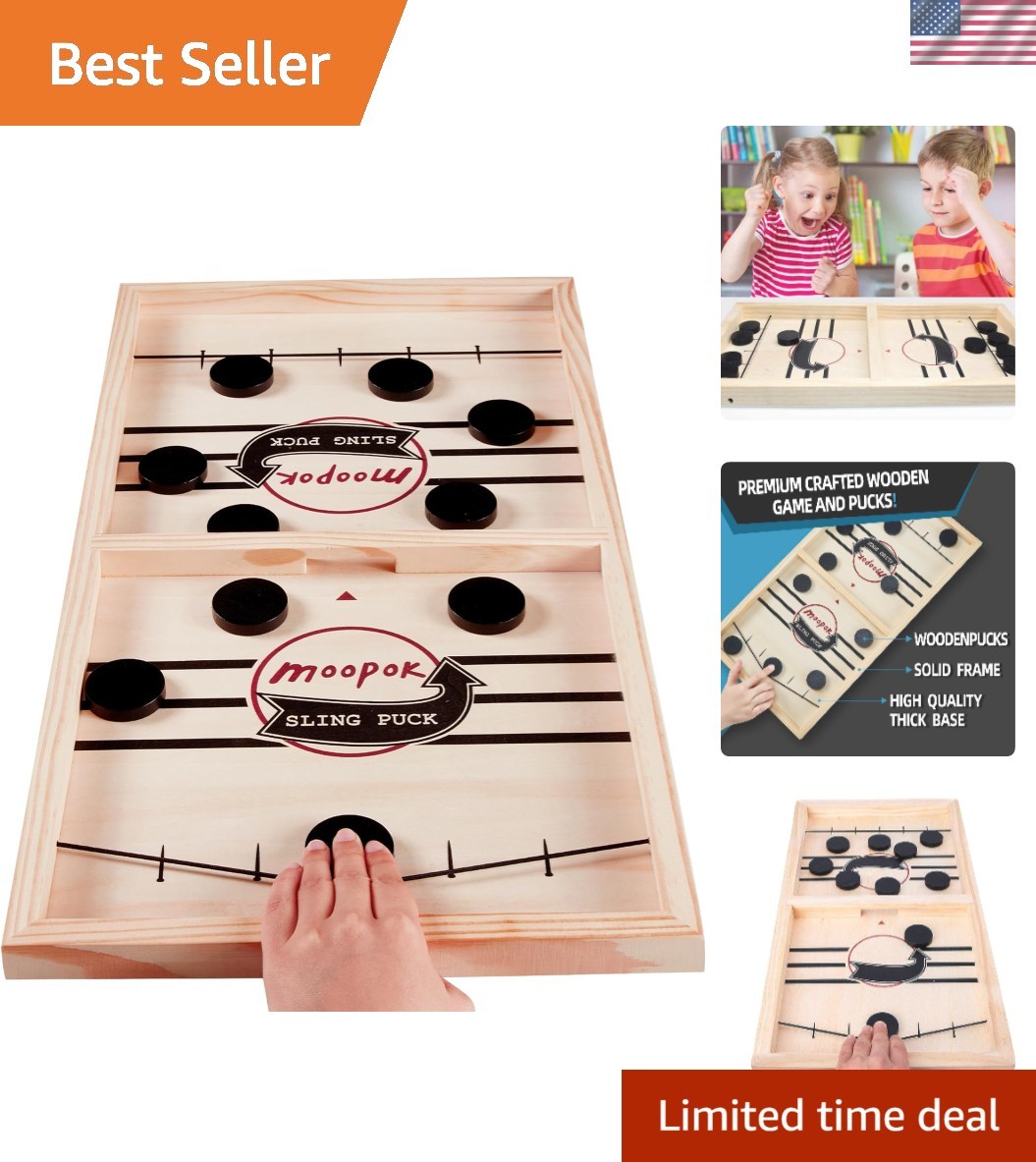 Fast Sling Puck Game set – Fun and Eco-Friendly Family Board Experience