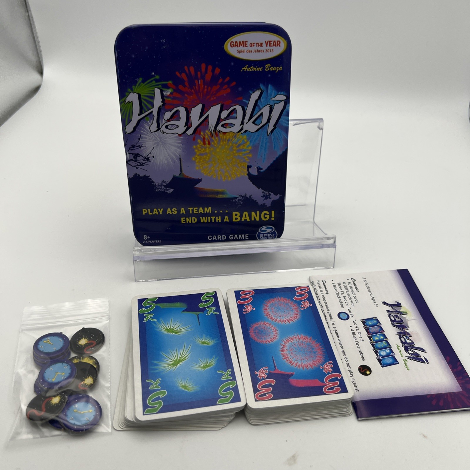 Hanabi (Travel Tin Case / Target Exclusive) – Spin Master 2015 – Complete