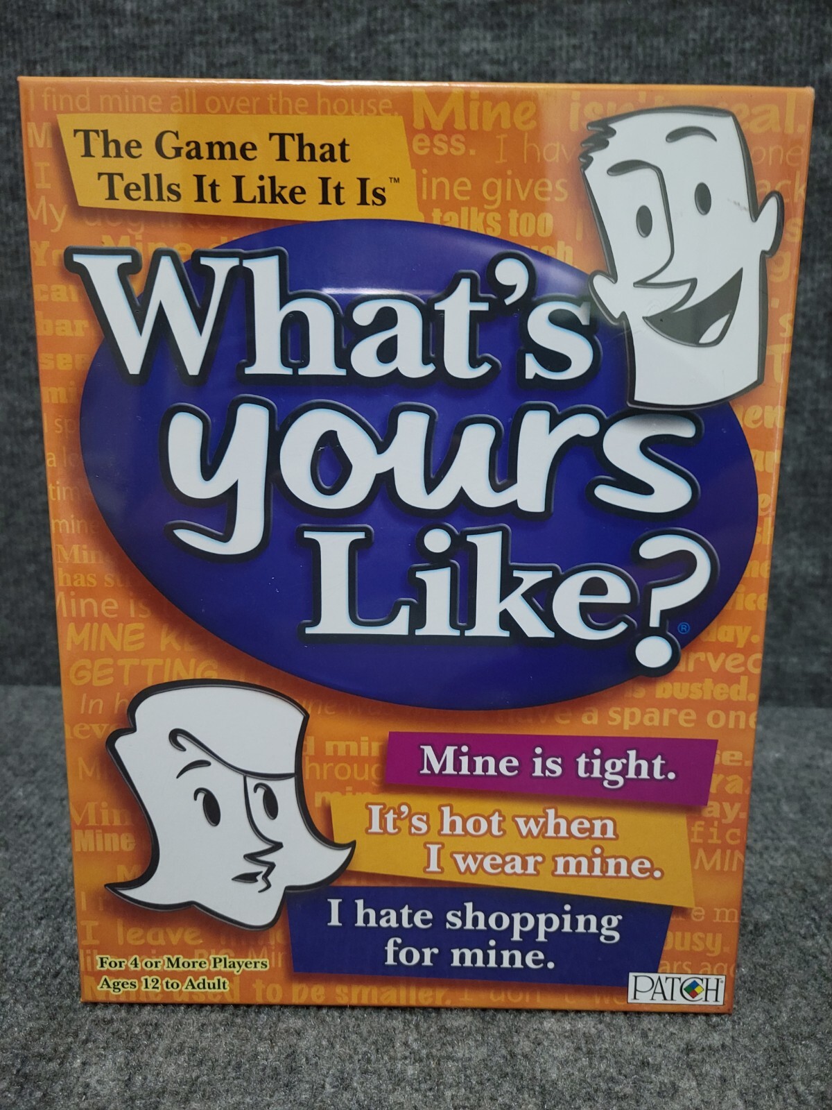 WHAT’S YOURS LIKE? Game