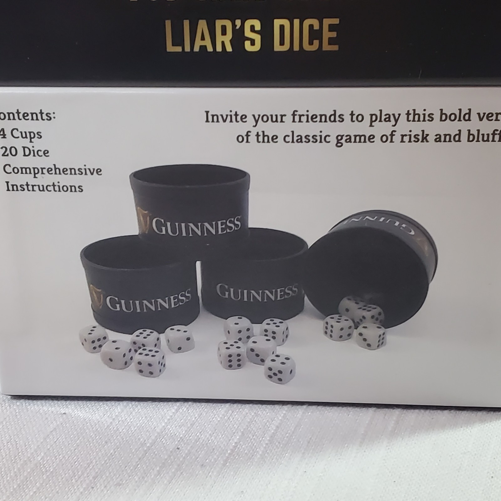 Guinness Pub Game Series, Liar’s Dice Drinking Games St Patrick’s Day