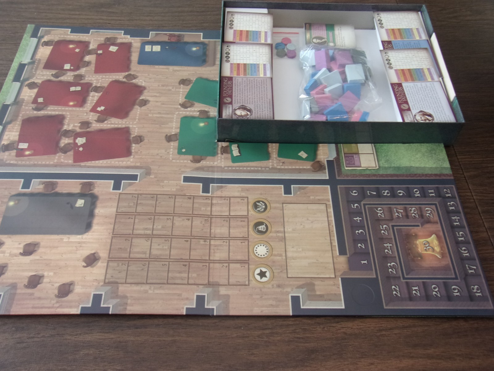2015 Founding Fathers 2nd Edition Statesmanship Board Game Jolly Roger’s Games