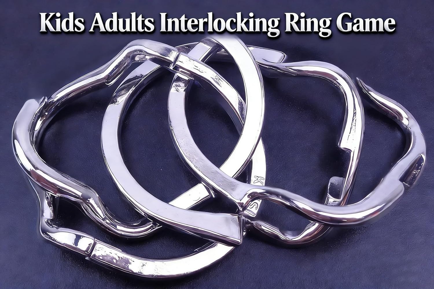 Fun Metal Brain Teaser – Classic Ring Disentanglement for Individual & Friends!