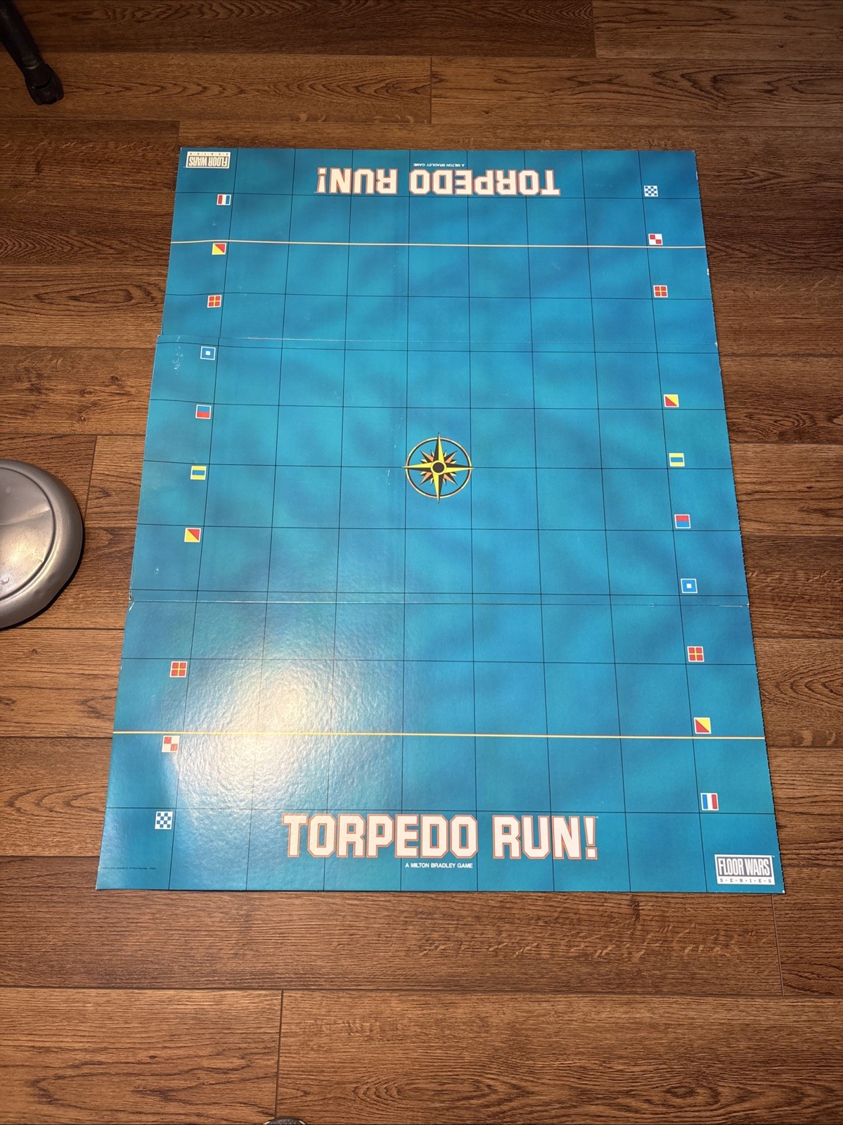Torpedo Run Game Floor Wars COMPLETE In Original Box READ MIlton Bradley 1986 VG