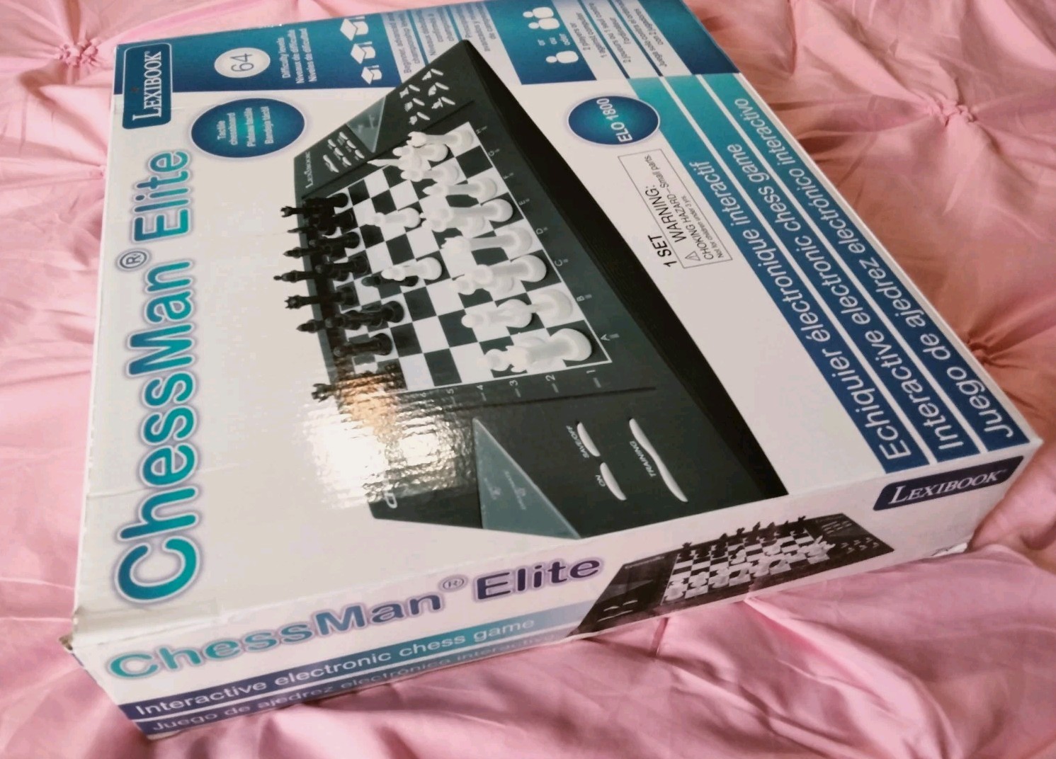 Chessman® Elite, Interactive Electronic Chess Game With +64 Levels of D
