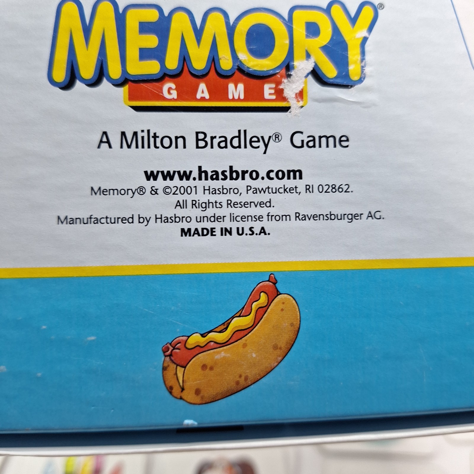 Vintage Original Memory Matching Game 2001 Milton Bradley *INCOMPLETE * 33 of 36