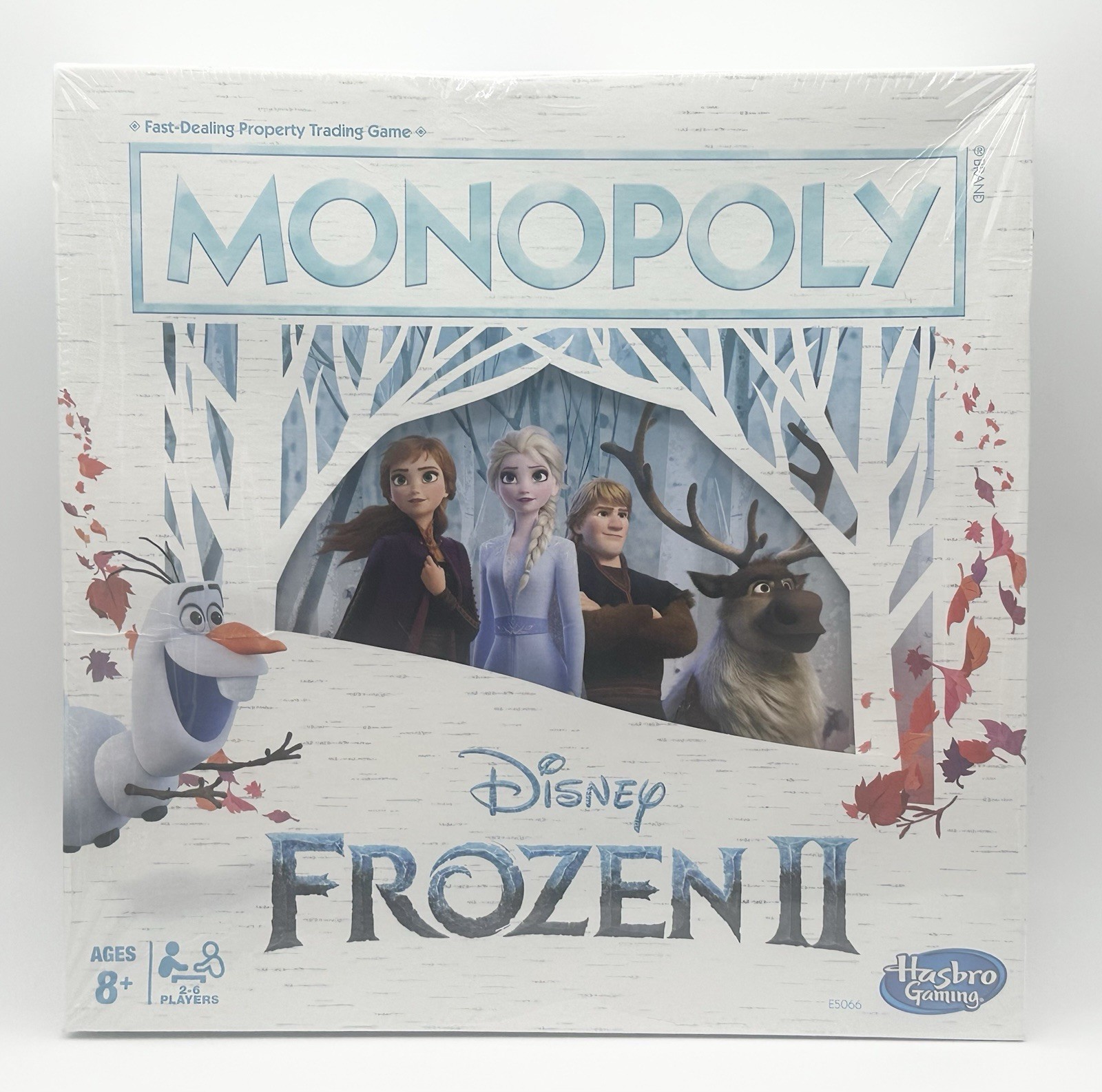 Parker Brothers Disney Frozen II Monopoly Board Game – Ages 8+ New Sealed