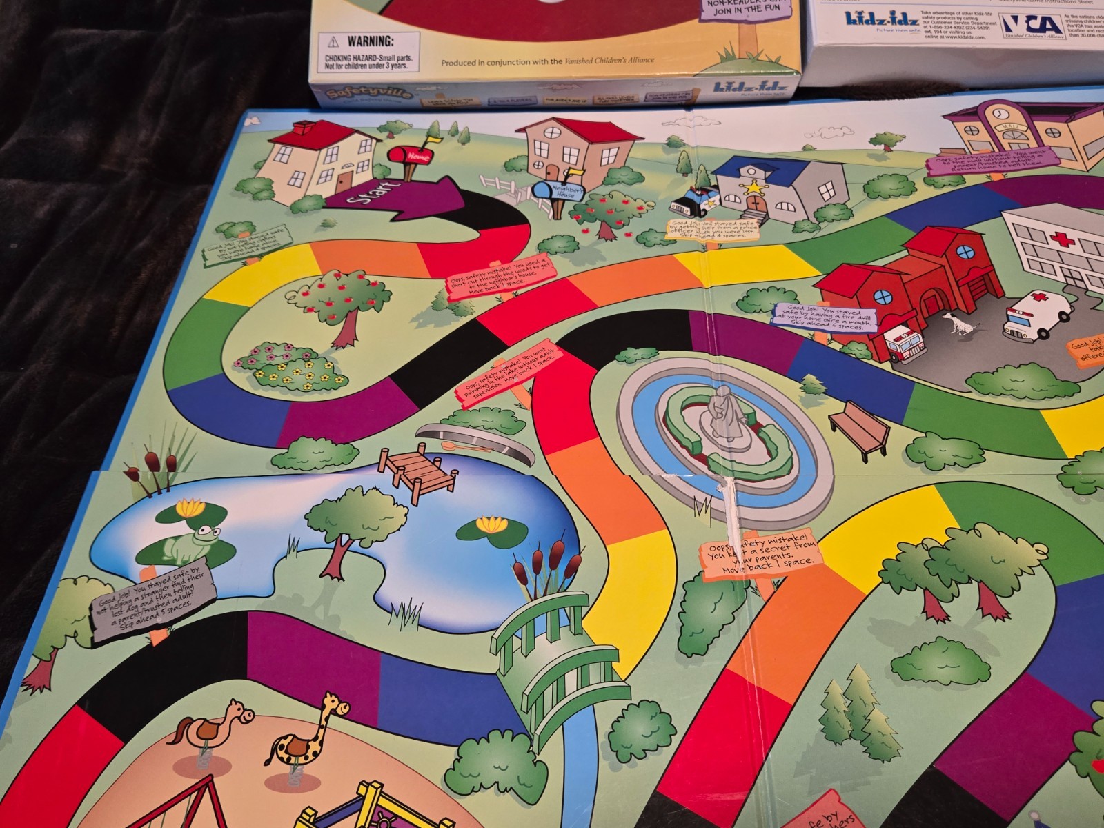 Safetyville Child Safety Board Game Kidz-idz Educational Vintage 2003