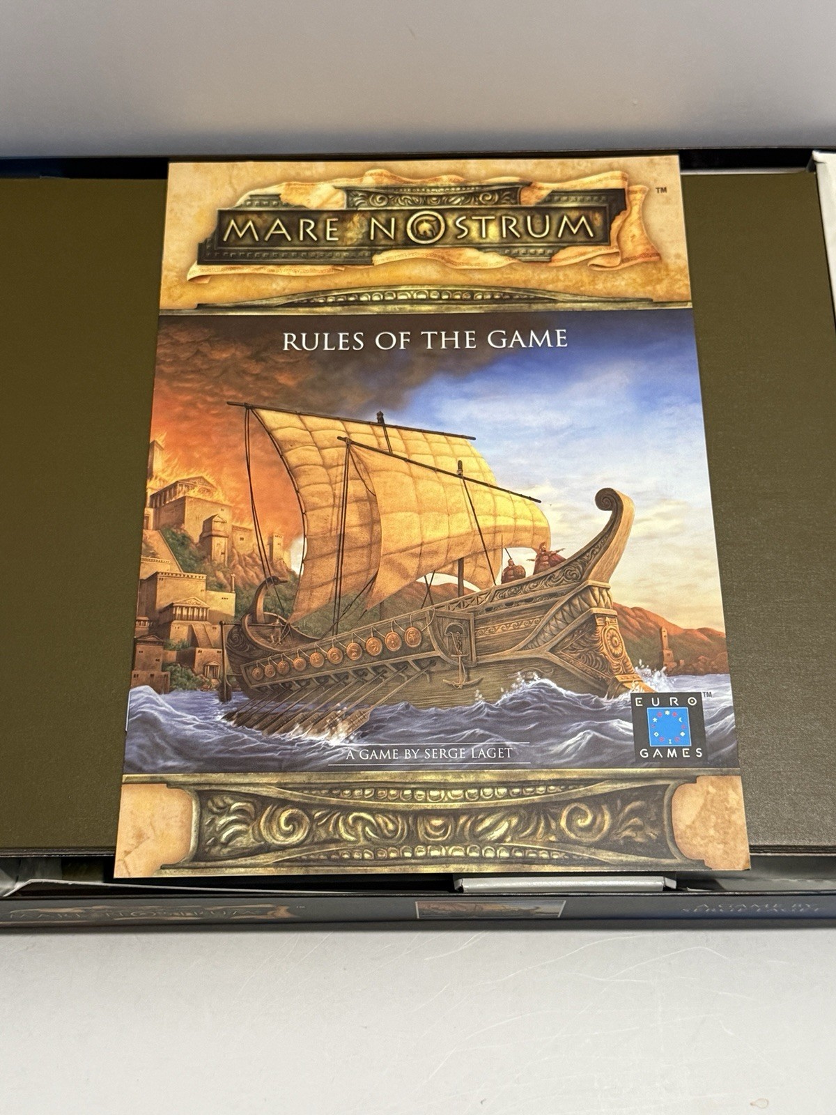 Mare Nostrum Board Game w/ Mythology Expansion Euro Games 2003 – Complete