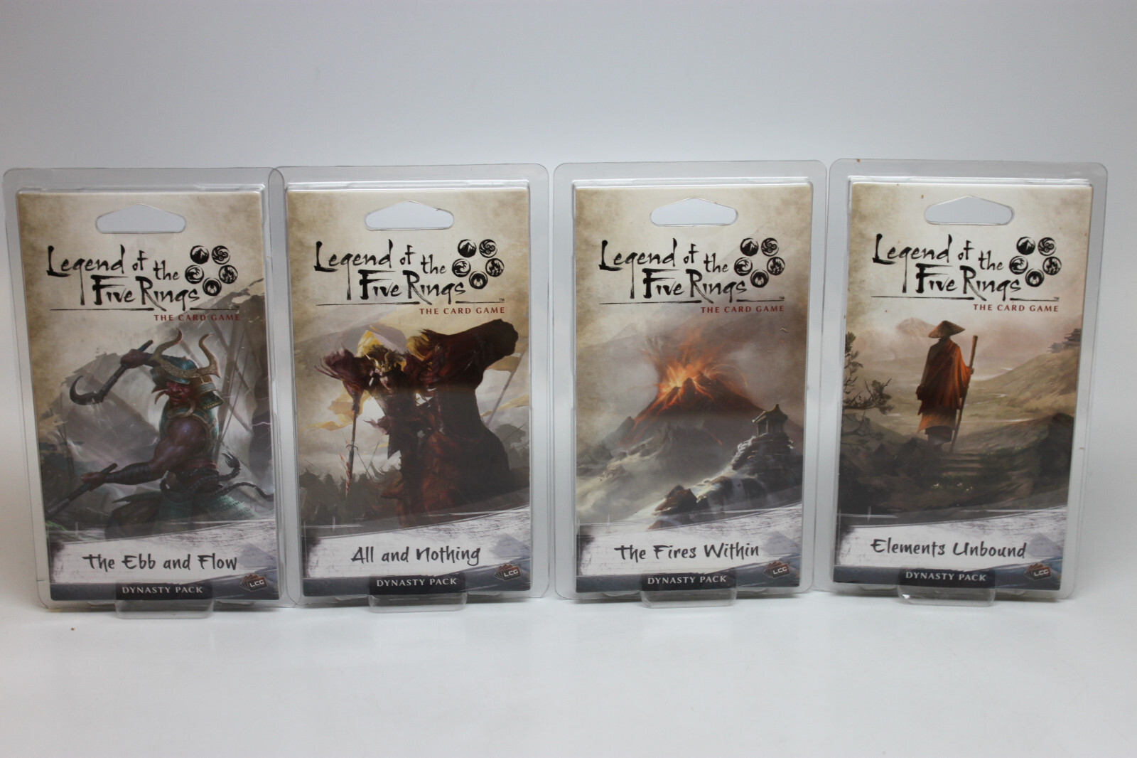 Legend of the Five Rings The Card Game: Lot of 9 Dynasty & 1 Clan Pack