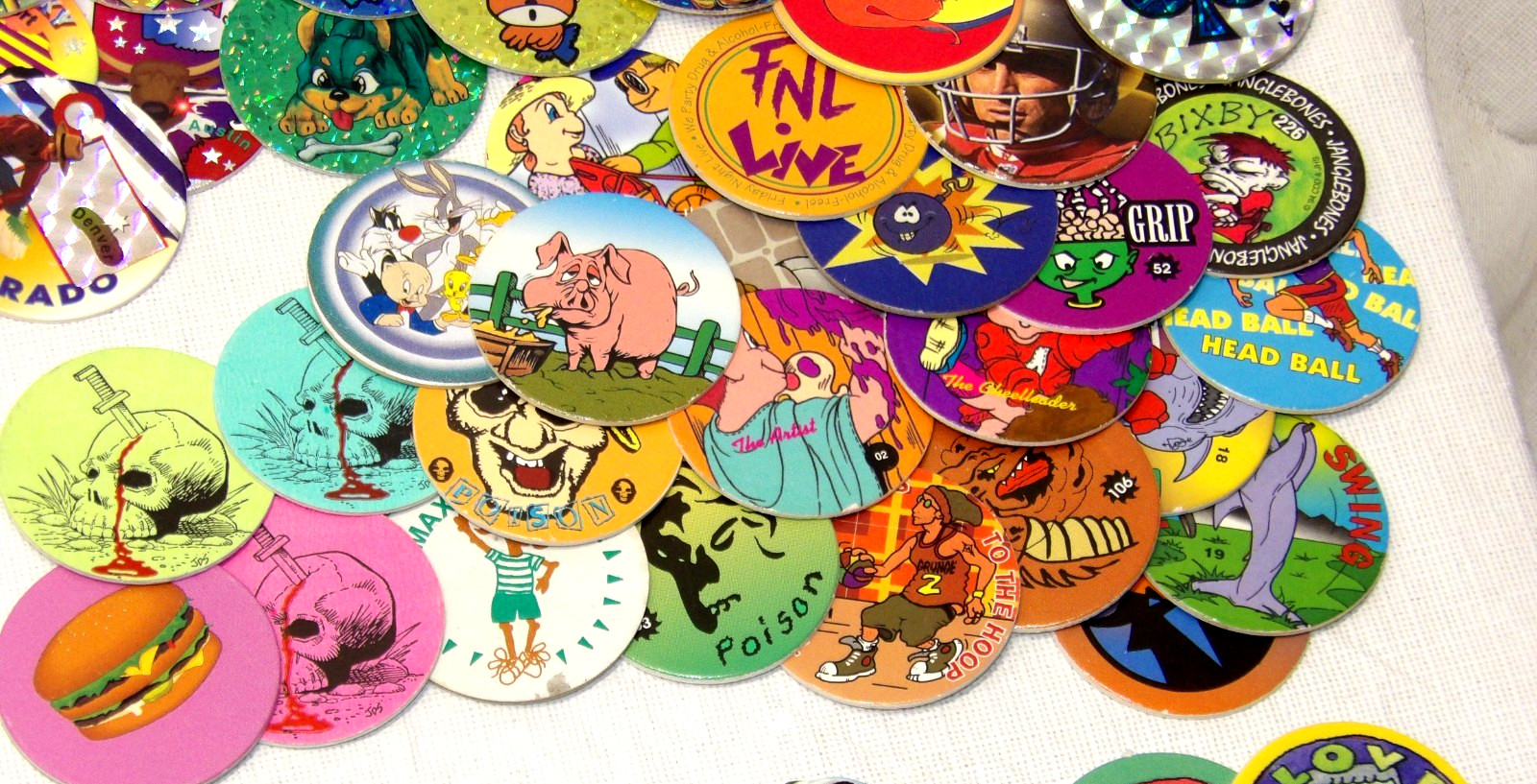 Pogs!• 200+ Pogs!• 5 Slammers!• See Pics & Description• FREE SHIPPING!!•