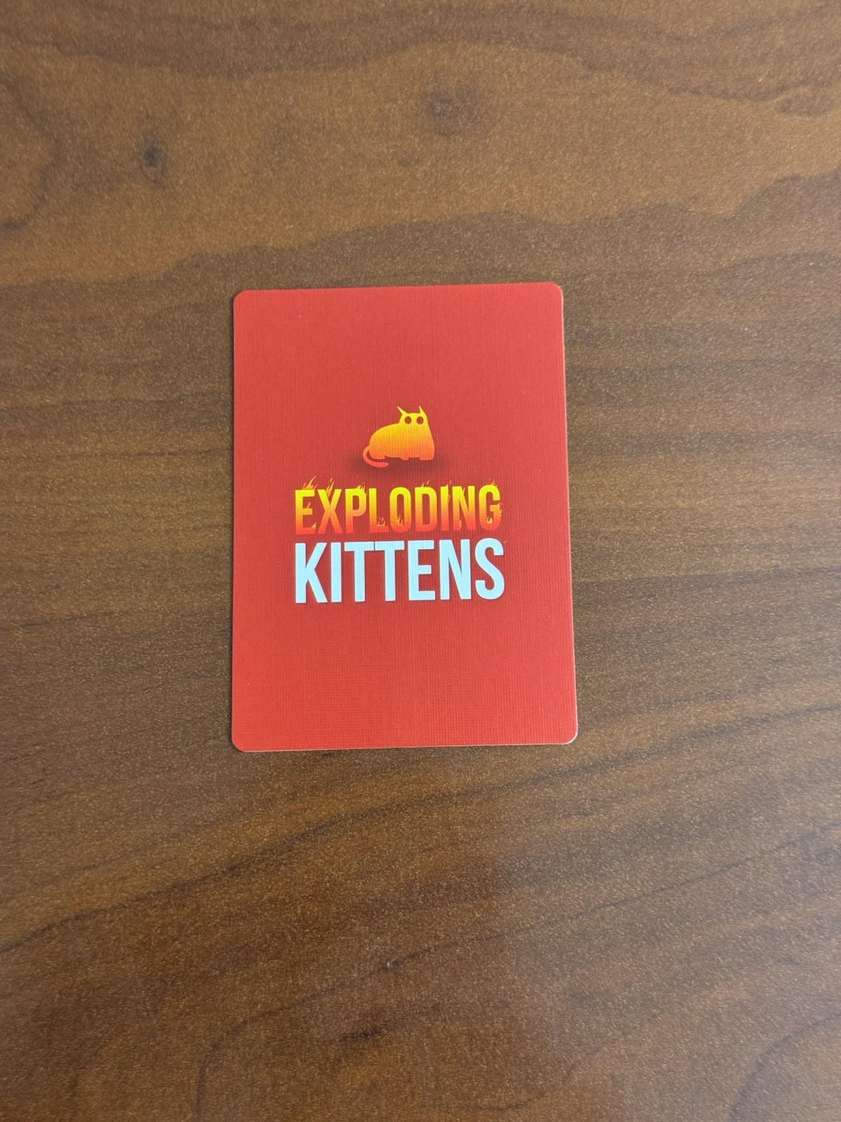 SUPER RARE Exploding Kittens Black Box Press Kit Promo, Card Only