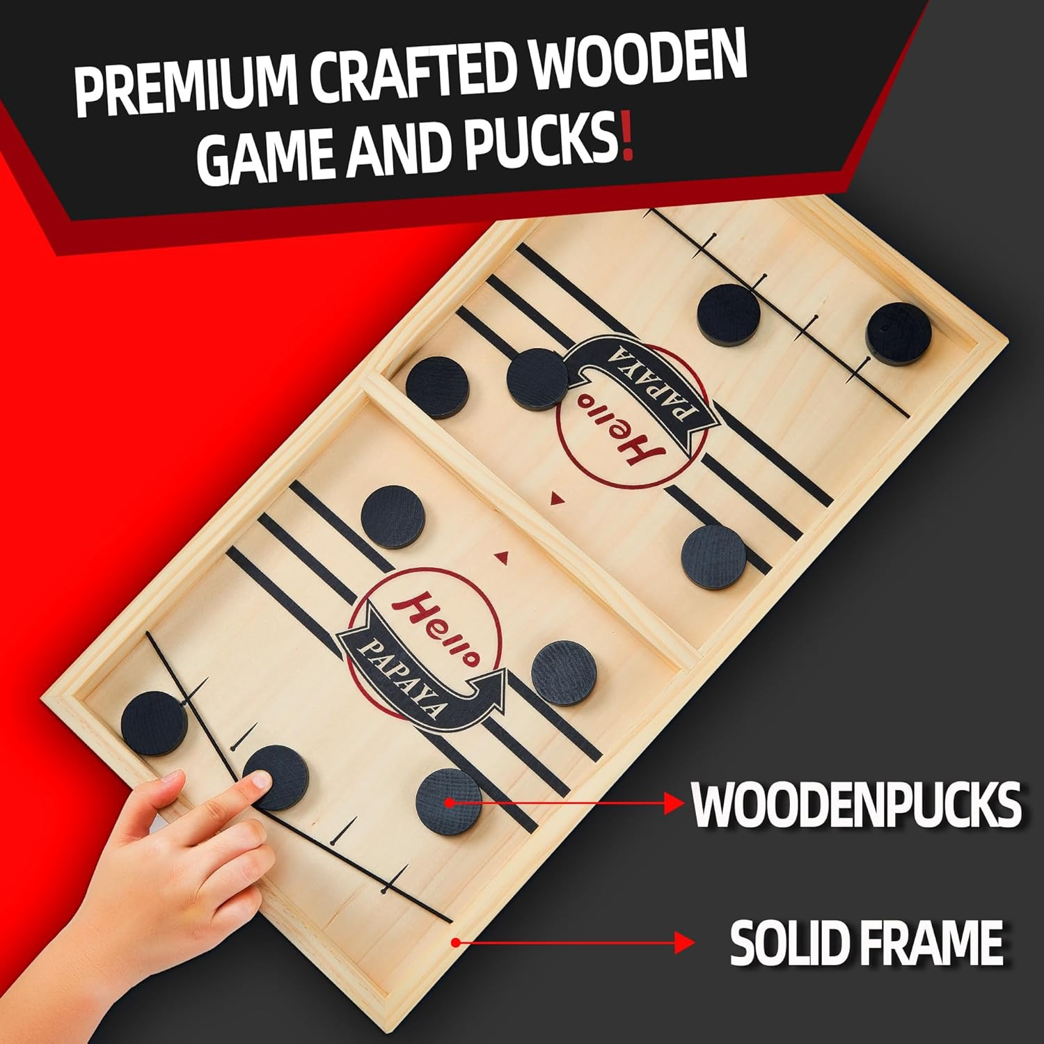 Fast Sling Puck Game – Test Your Speed and Accuracy with This Fast-Paced Wooden