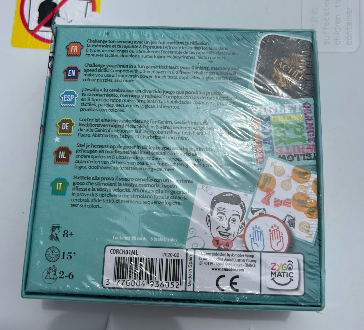 Cortex Challenge brain-party game by Zygomatic/Asmodee