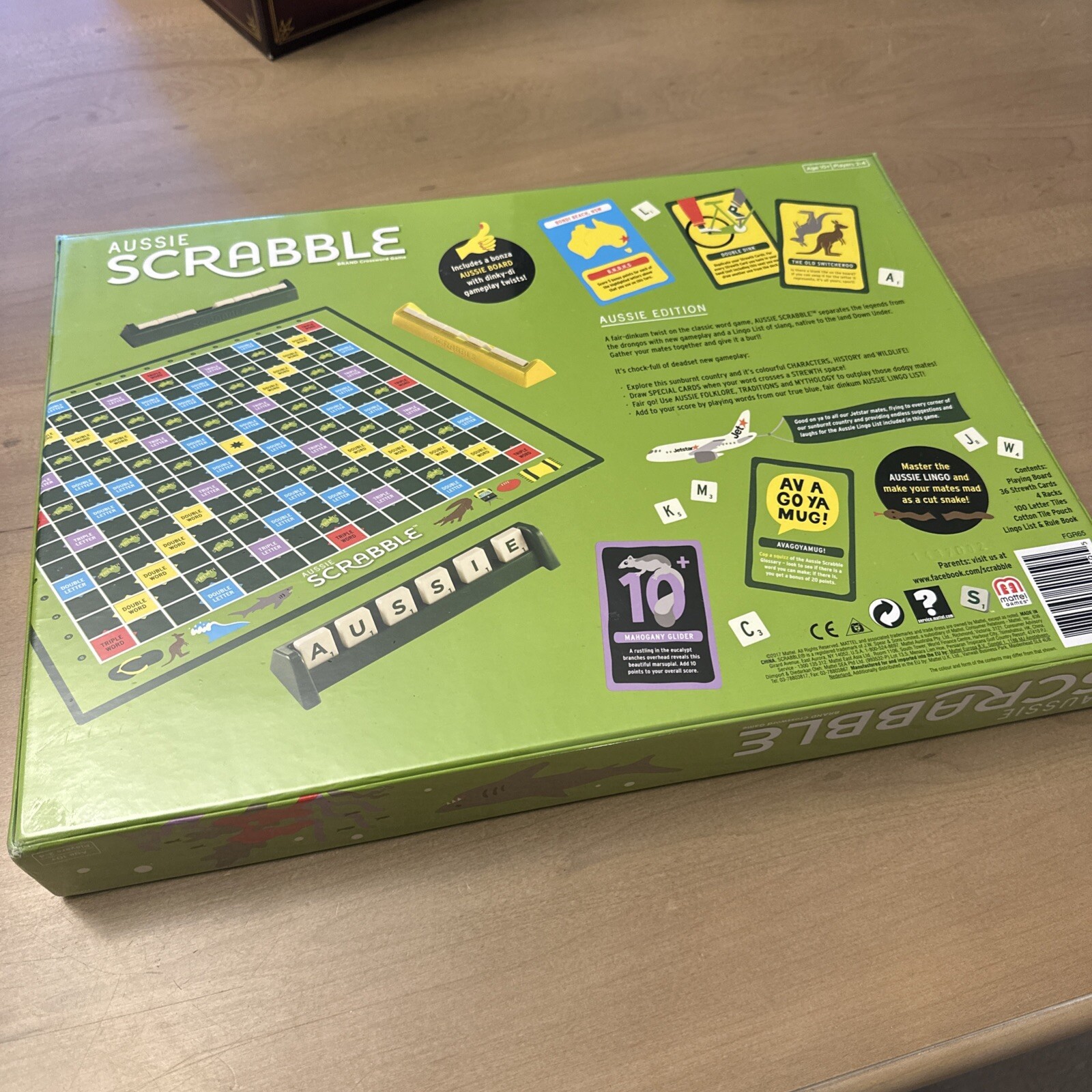 Aussie Scrabble Crossword Game Age 10+ Players 2-4 Brand New & Sealed