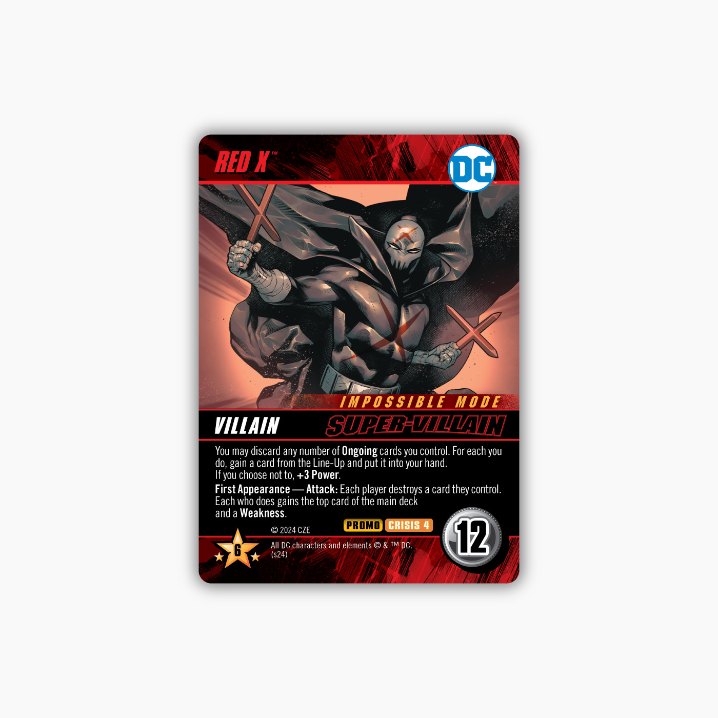 DC Deck-Building Game: Red X and Project Thaumaton Promo Cards