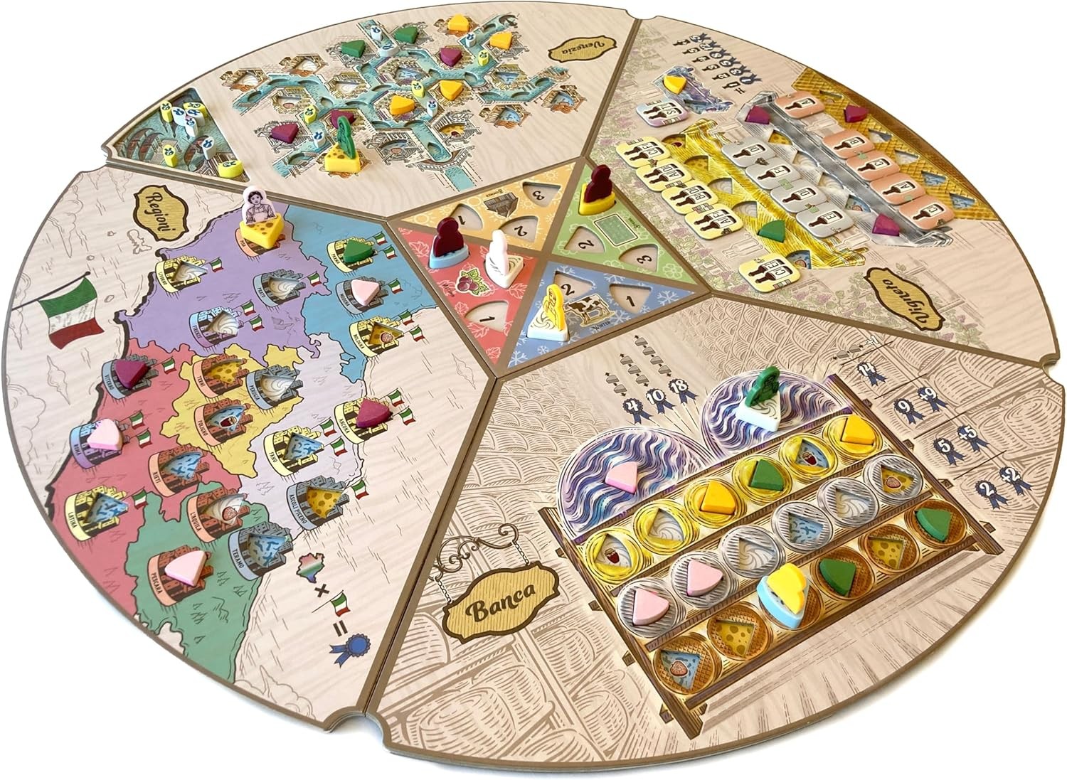 R2i: Formaggio – Italian Cheesemaking Strategy Board Game