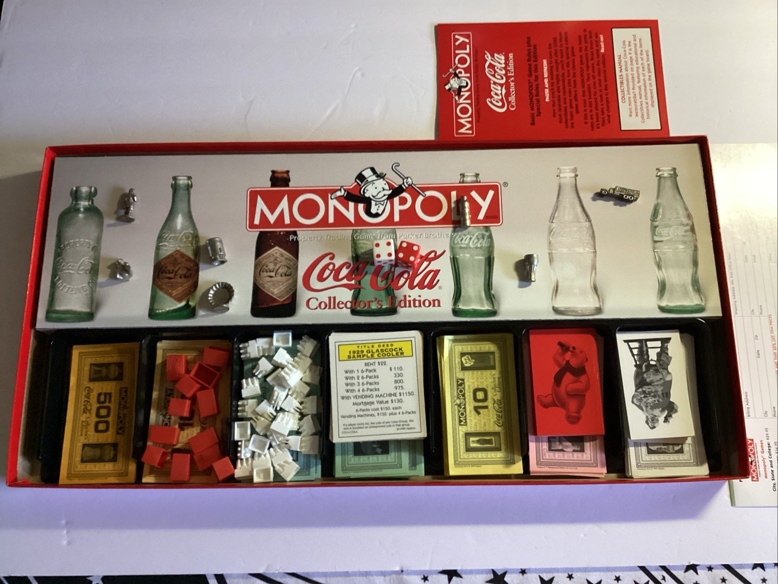 Monopoly Coca-Cola Collector’s Edition Board Game 1999 Release – NEW IN BOX