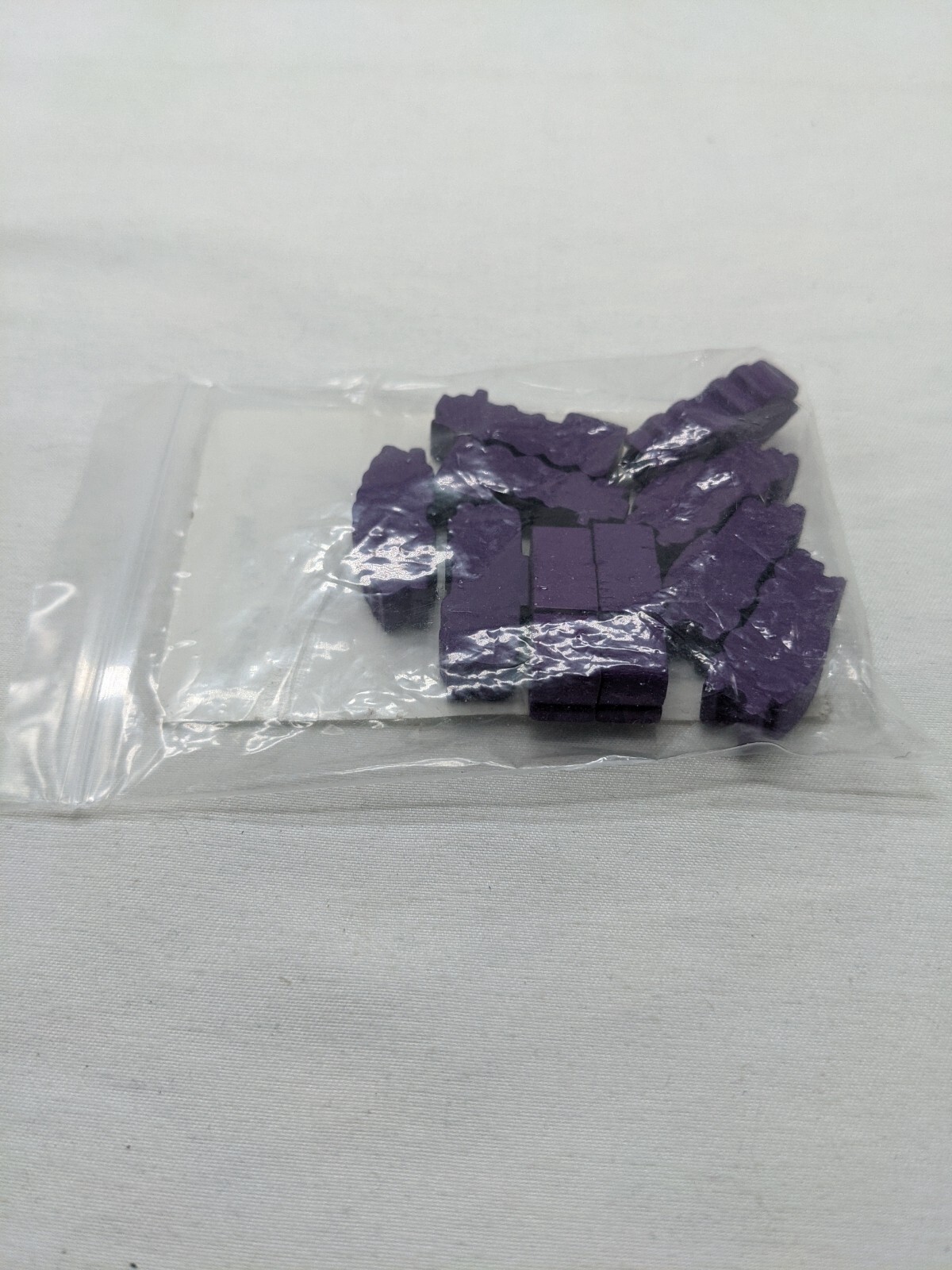 Mayday Games Purple Wood 10 Train Token Set