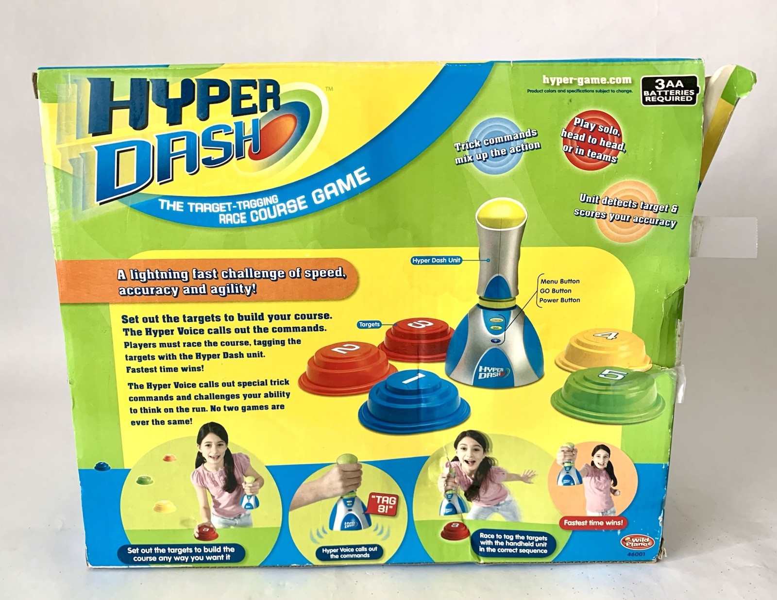 2008 Unused HTF Hyper Dash Game Wild Planet Target Tagging Game COMPLETE