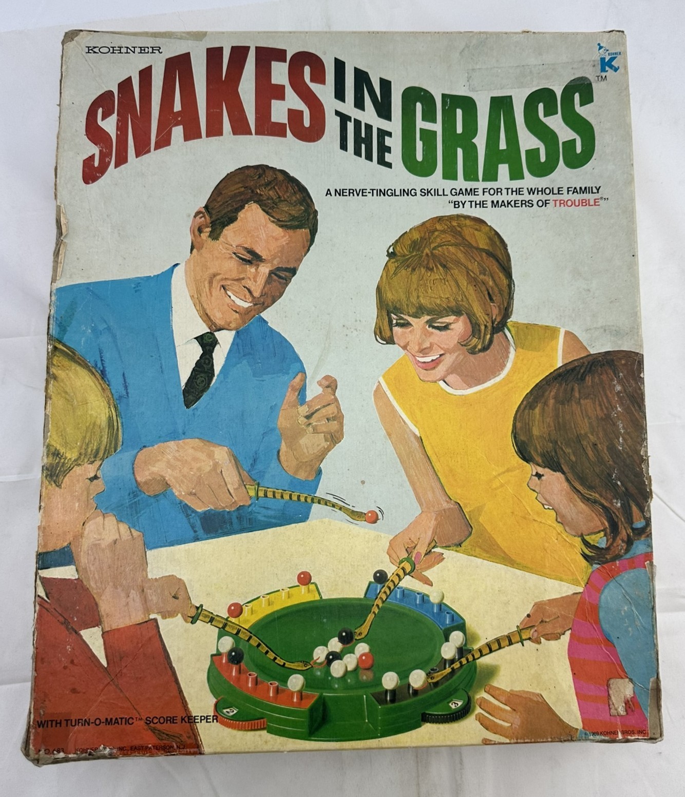 1969 Snakes in the Grass Game by Kohner Complete in Good Condition FREE SHIPPING