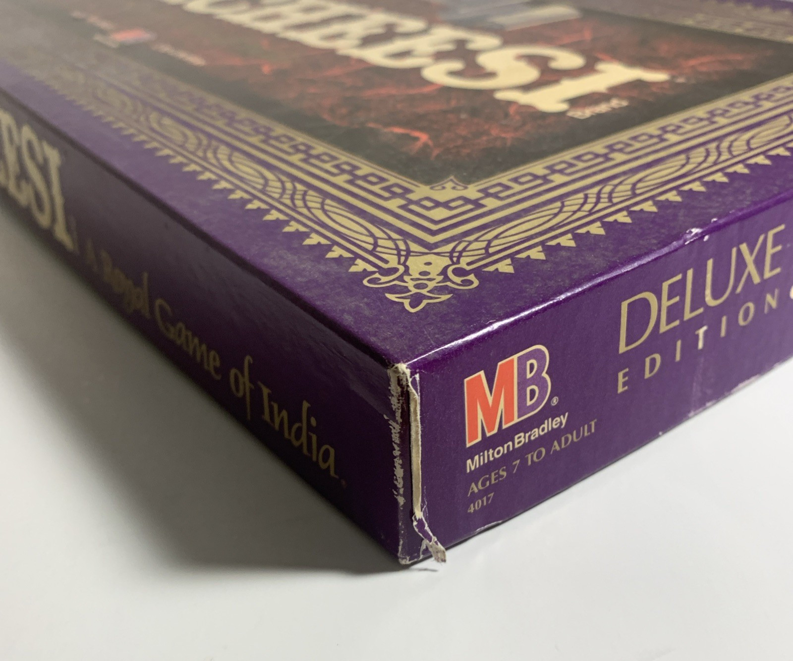 Vintage 1989 Parcheesi Deluxe Board Game Milton Bradley Complete Wood Pawns