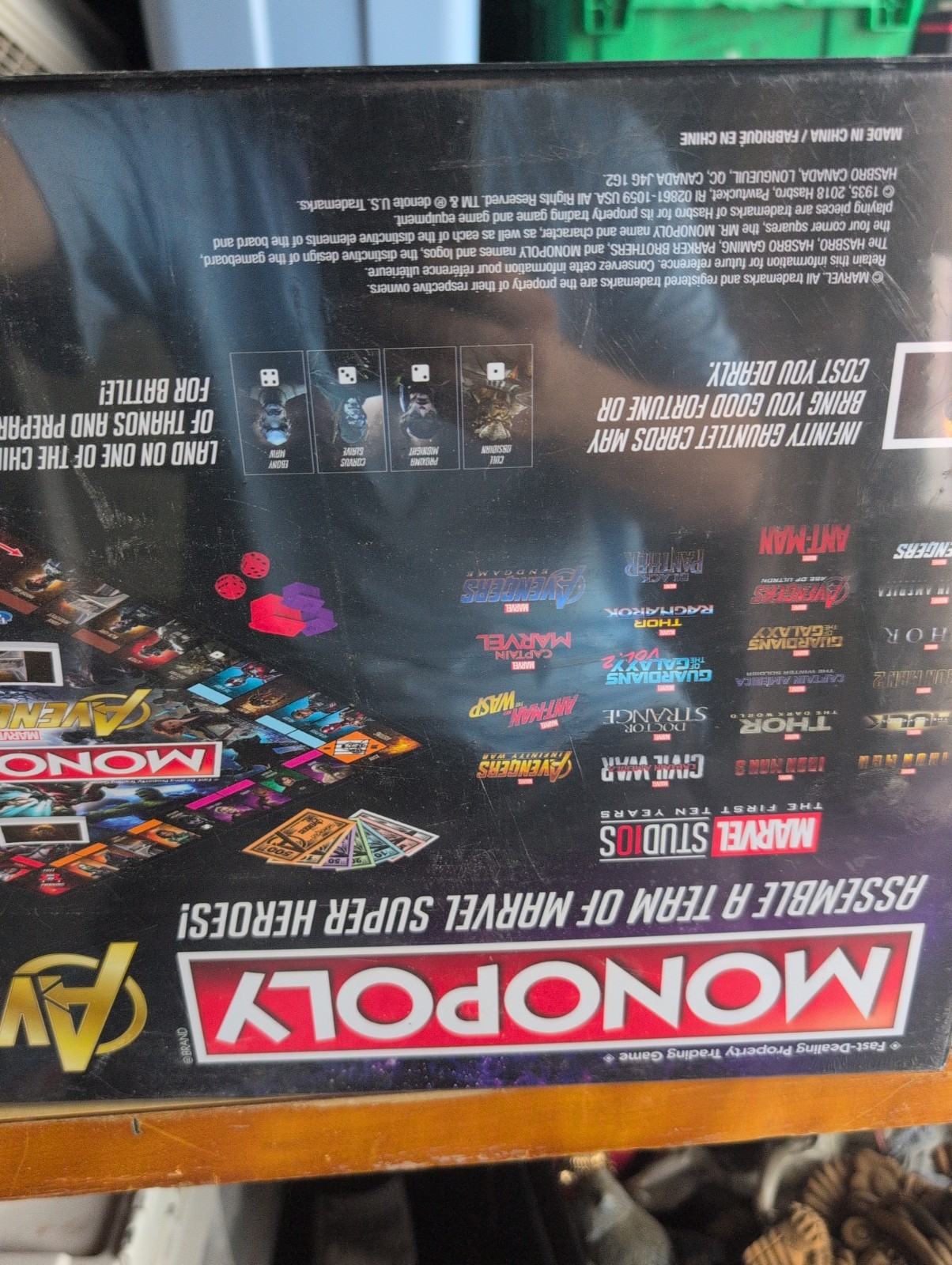 Monopoly Marvel Avengers Edition Hasbro Board Game Gold Complete Marvel Hero’s
