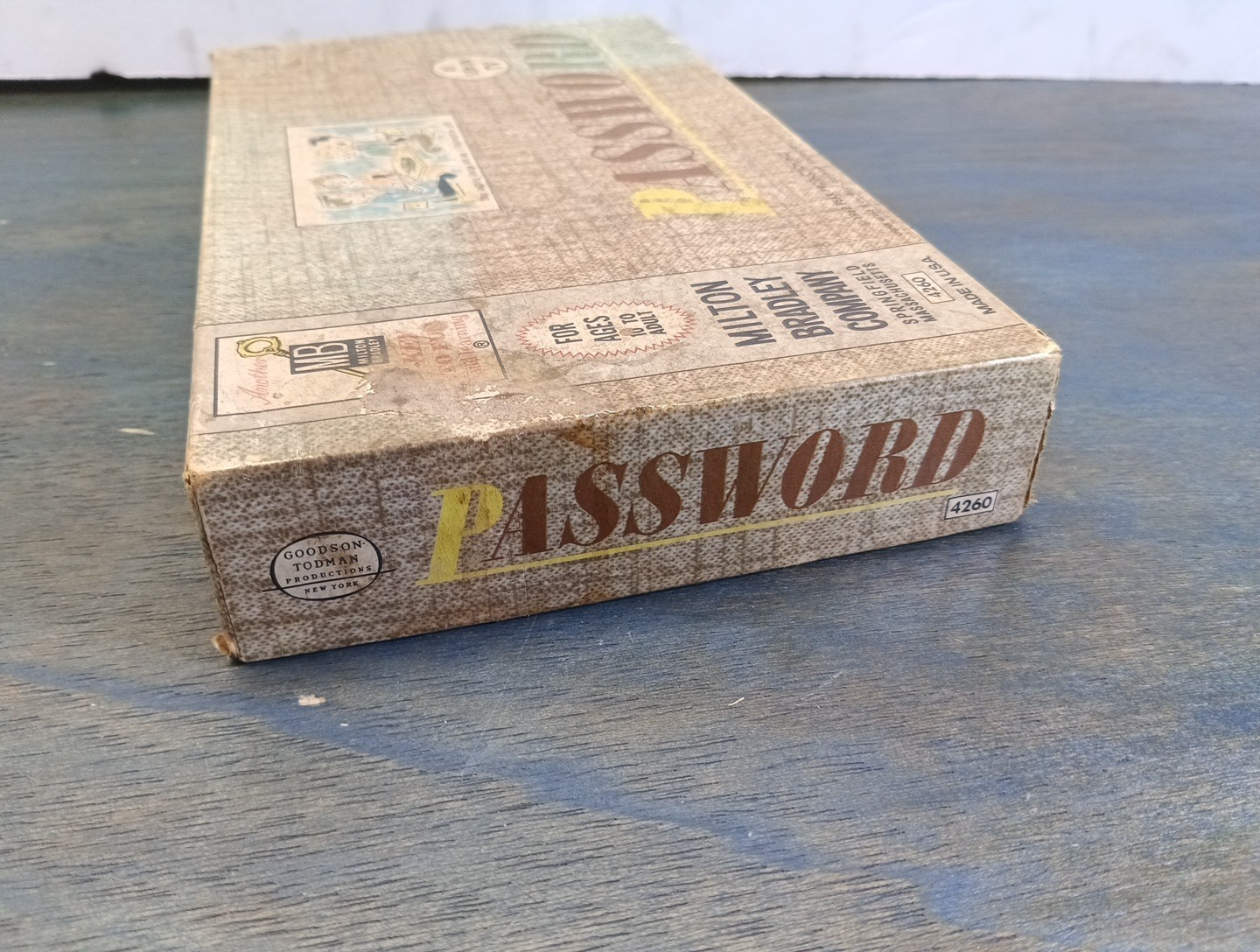 Vintage 1962 Milton Bradley Password Game 4260 – Missing One Answer Sleeve
