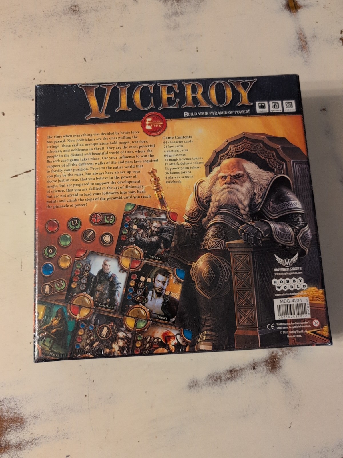 Viceroy game By Hobby World Build Your Pyramid Of Power