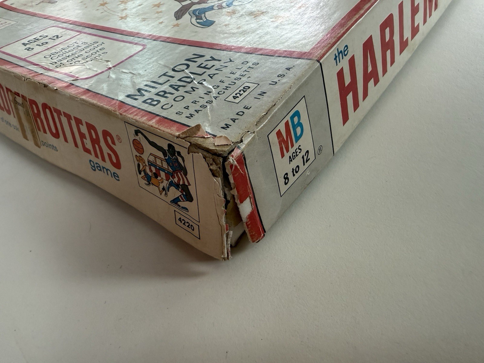 Vintage 1971 Harlem Globetrotters Game Milton Bradley incomplete