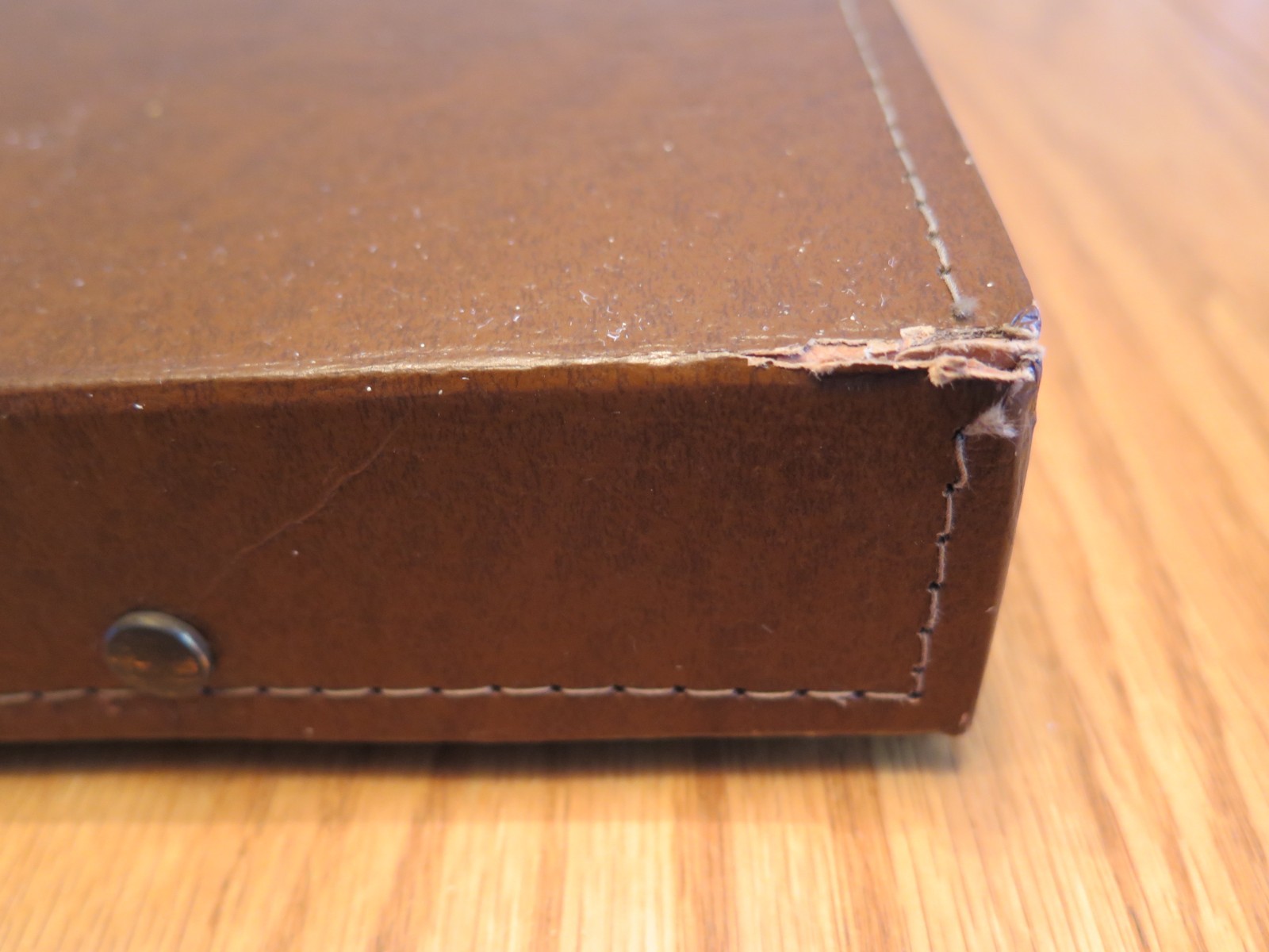 VINTAGE Monopoly Board Game 1974 Faux Leather Case Special Edition