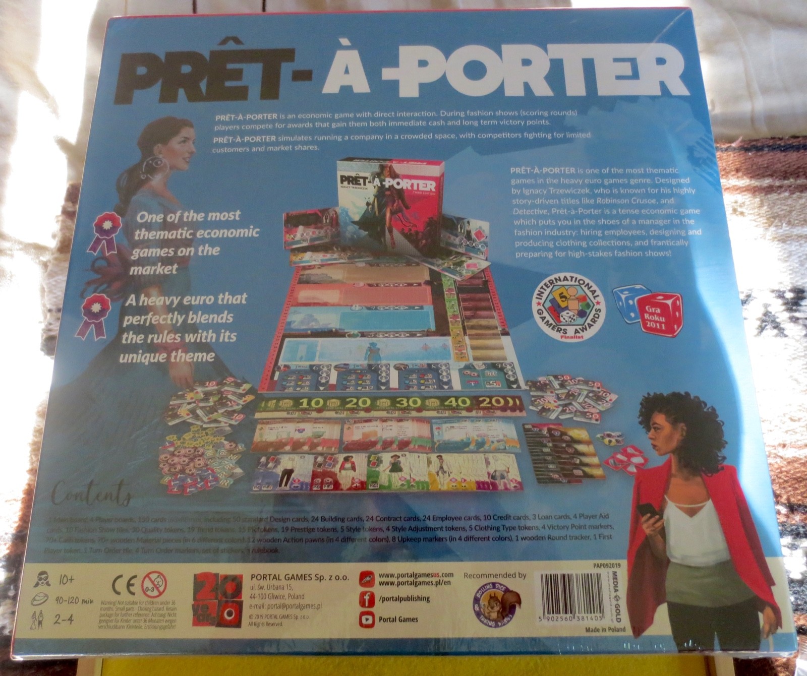 Pret a Porter board game 2019 Portal Games in shrink with promos free shipping