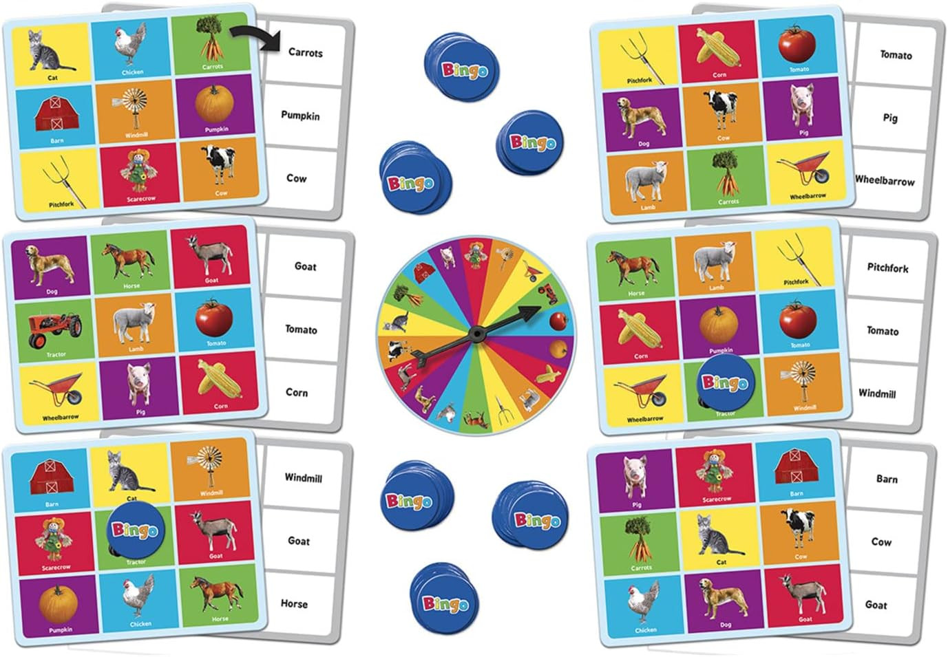 Kids Games – Farm Bingo Game