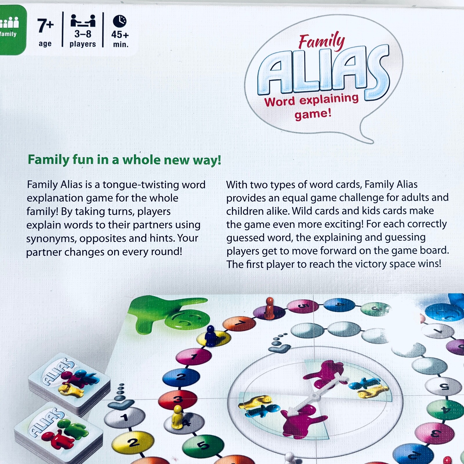 Word Explaining Game FAMILY ALIAS by TACTIC For 3-8 Players Ages 7 and up NIB