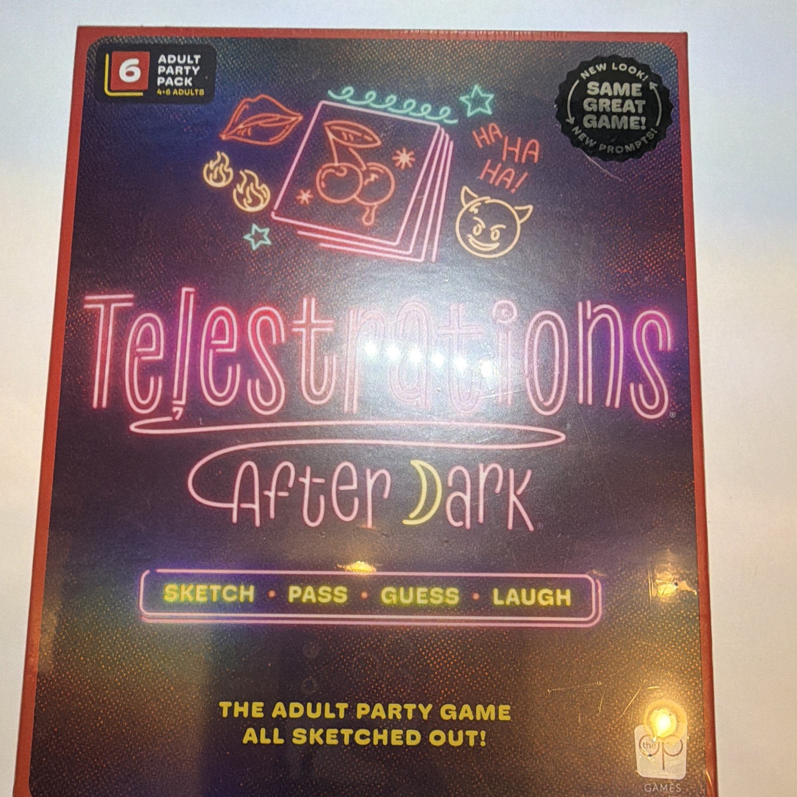 The OP Games Telestrations After Dark Adult Party Pack Game 17+ (6 Player)