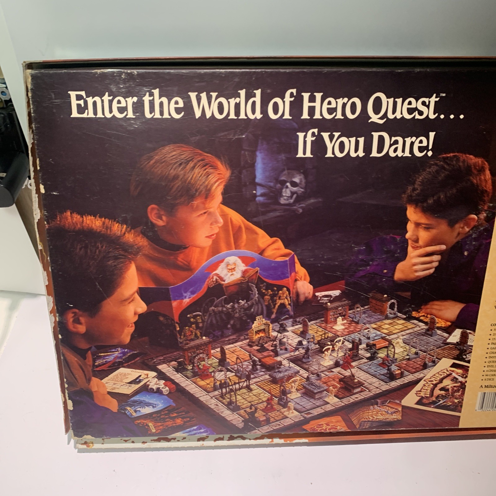 MB Hero Quest Board Game 1989-1990 + Kellar’s Keep Near Complete