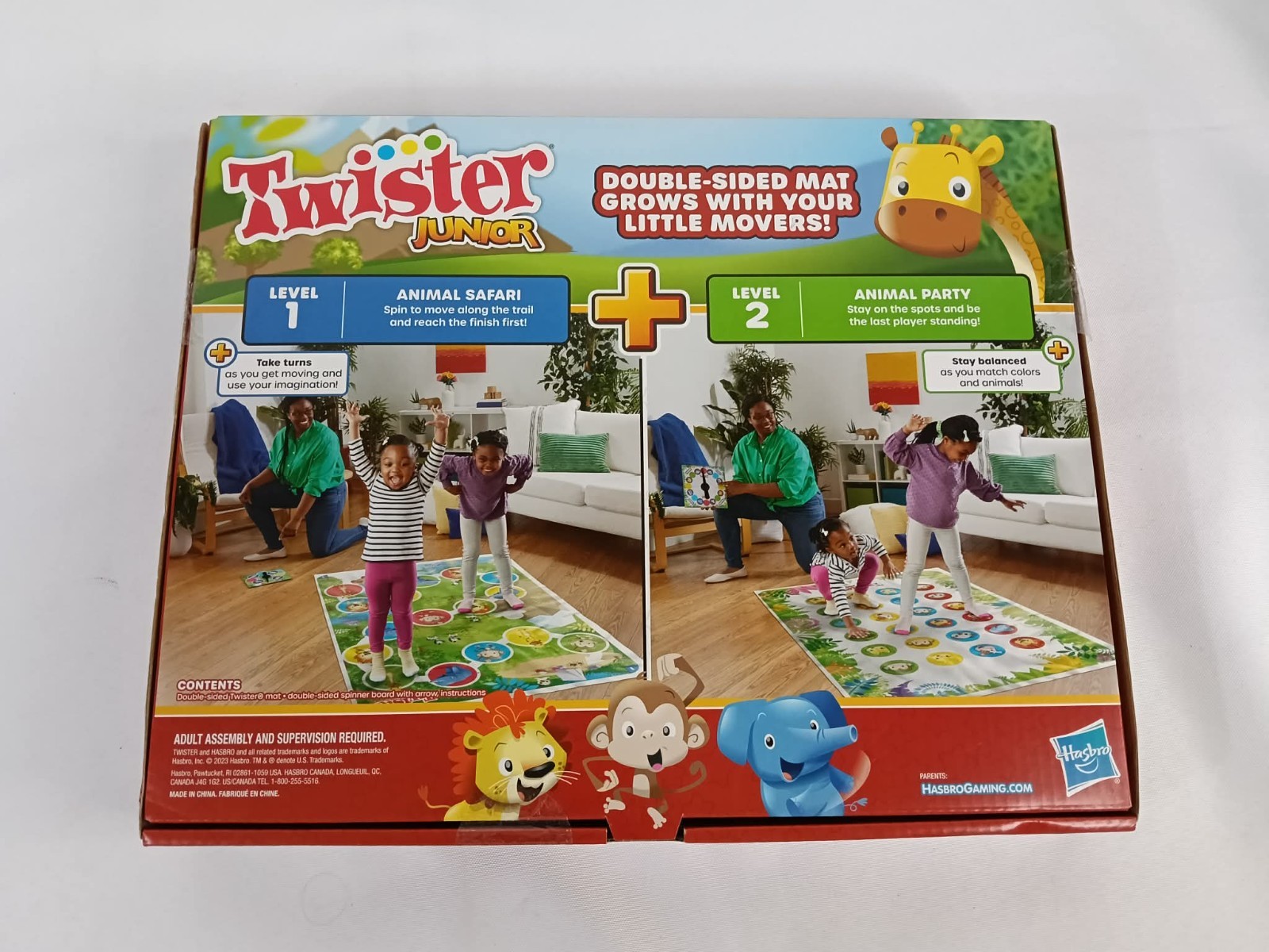 Hasbro Twister Junior Game Jungle Animal Adventure for Kids & Toddlers / NEW