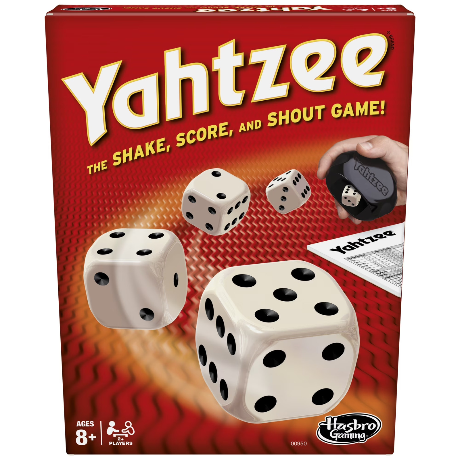 Classic, Dice Game for 2 and up Players, Includes Shaker and Dice, Ages 8+