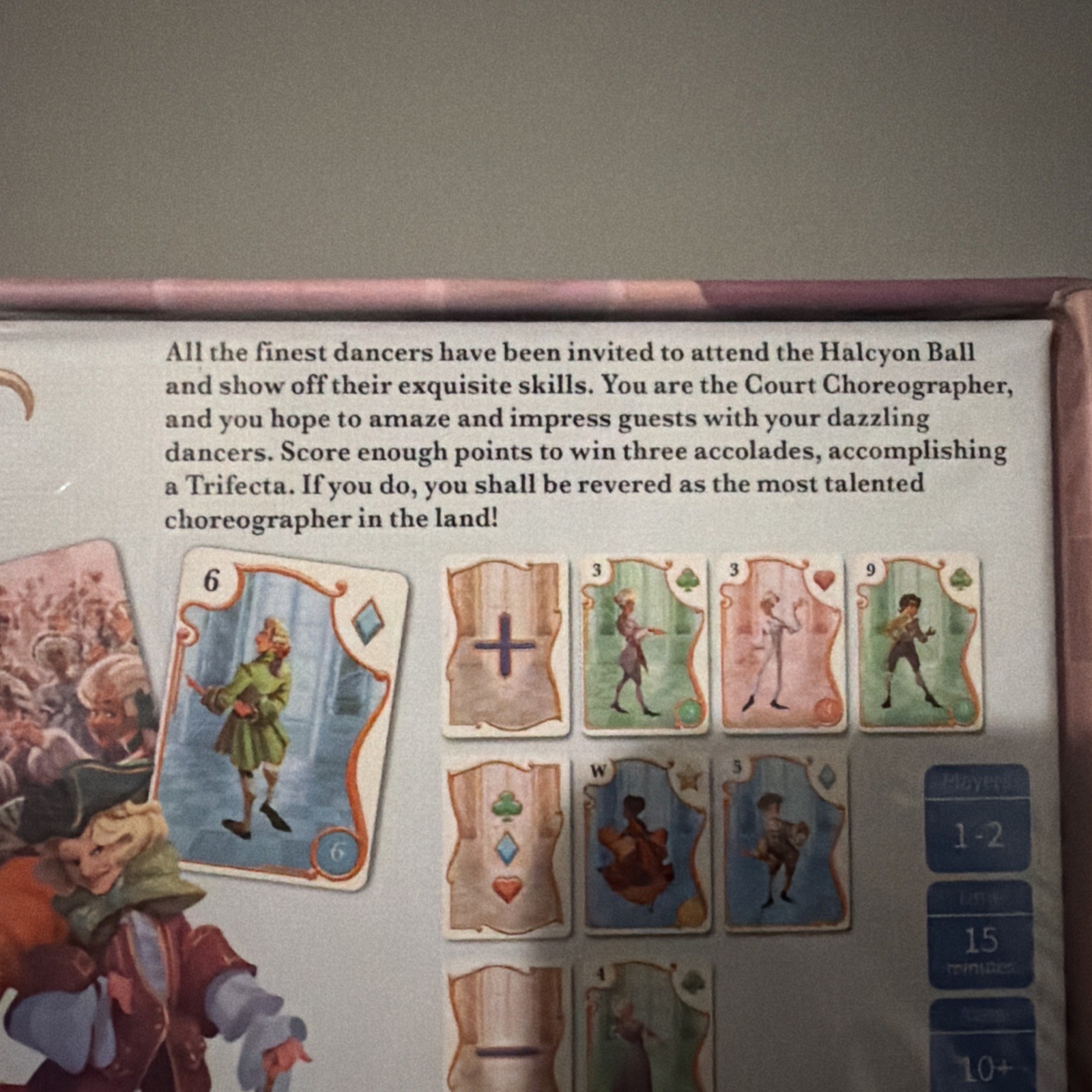 Trifecta Fancy Dancing Easy-to-Learn Strategy Card Game 1-2 Players