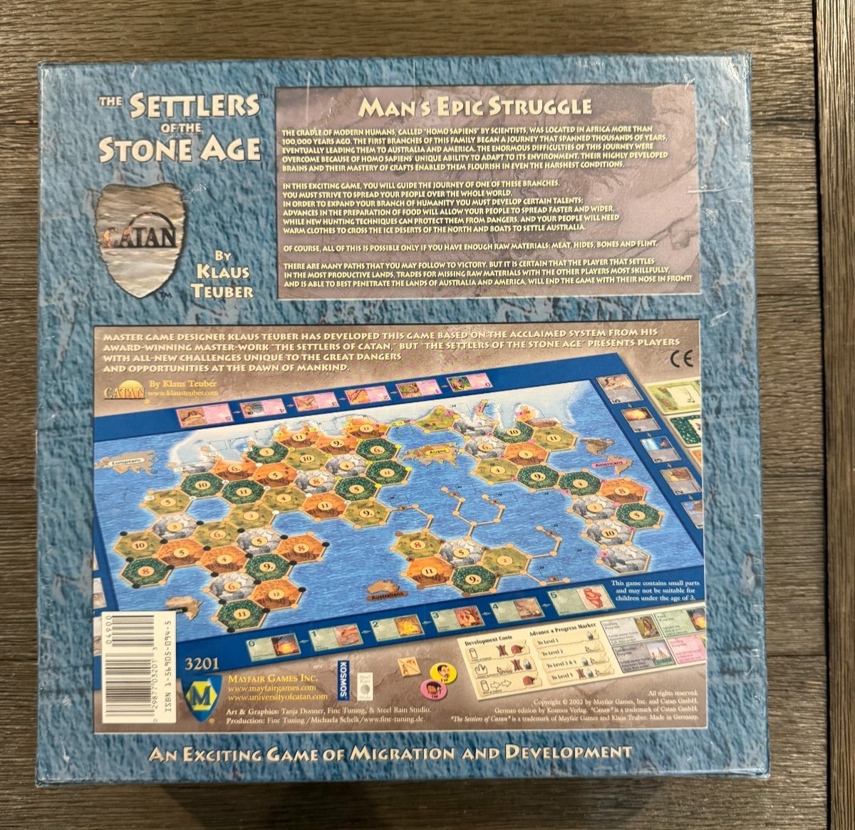 Settlers of the Stone Age Board Game
