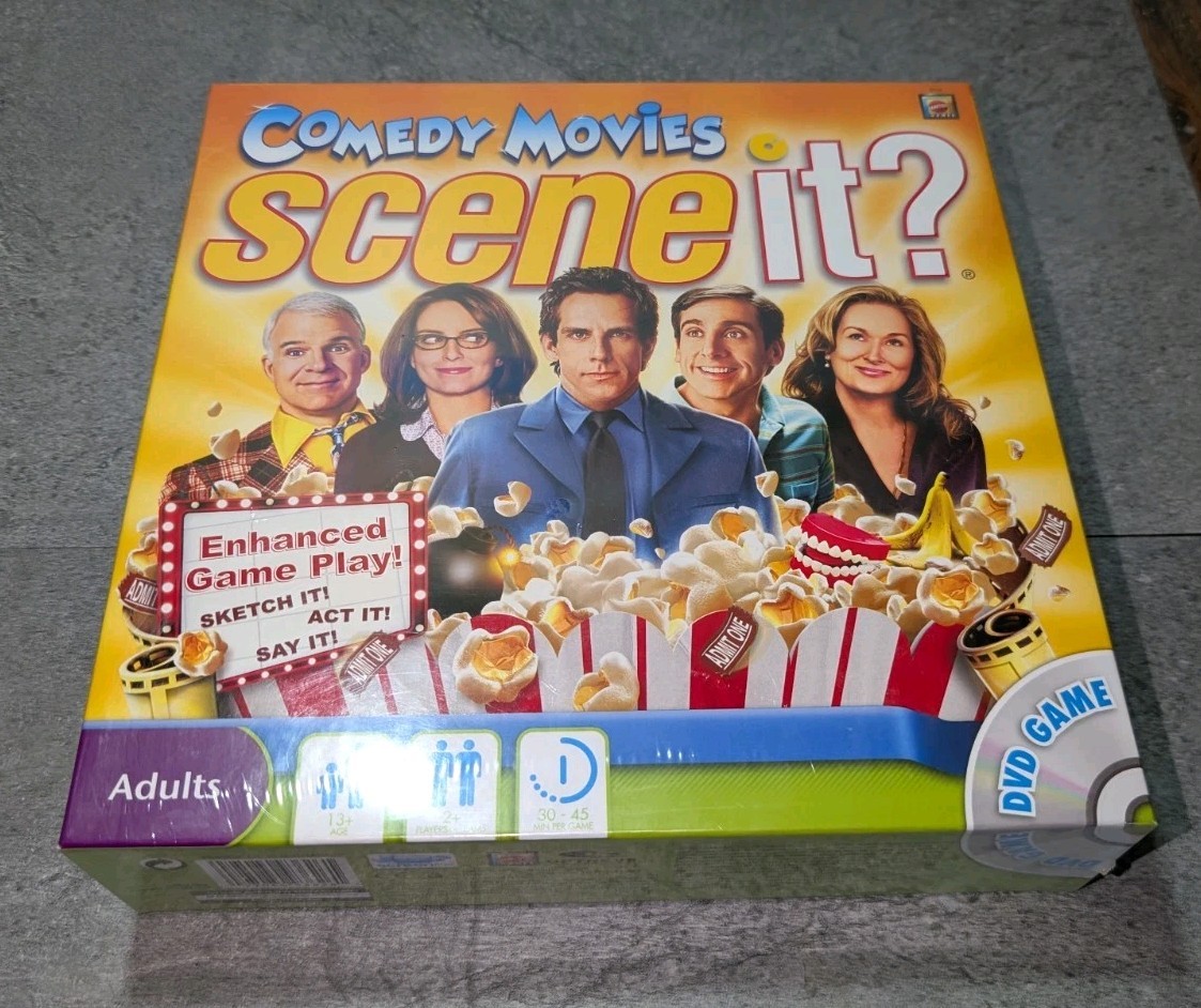 Scene It Comedy Movies Deluxe Edition DvD Game Screenlife 3010 Game New Sealed