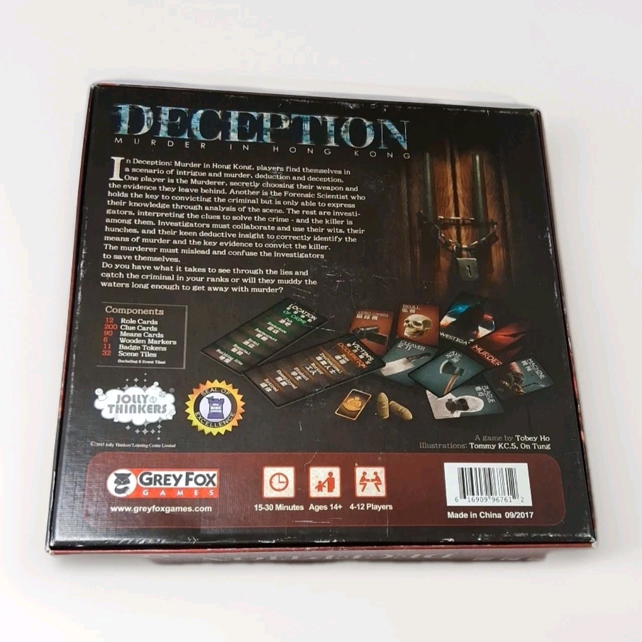 Grey Fox Cardgame Deception – Murder in Hong Kong Box Complete