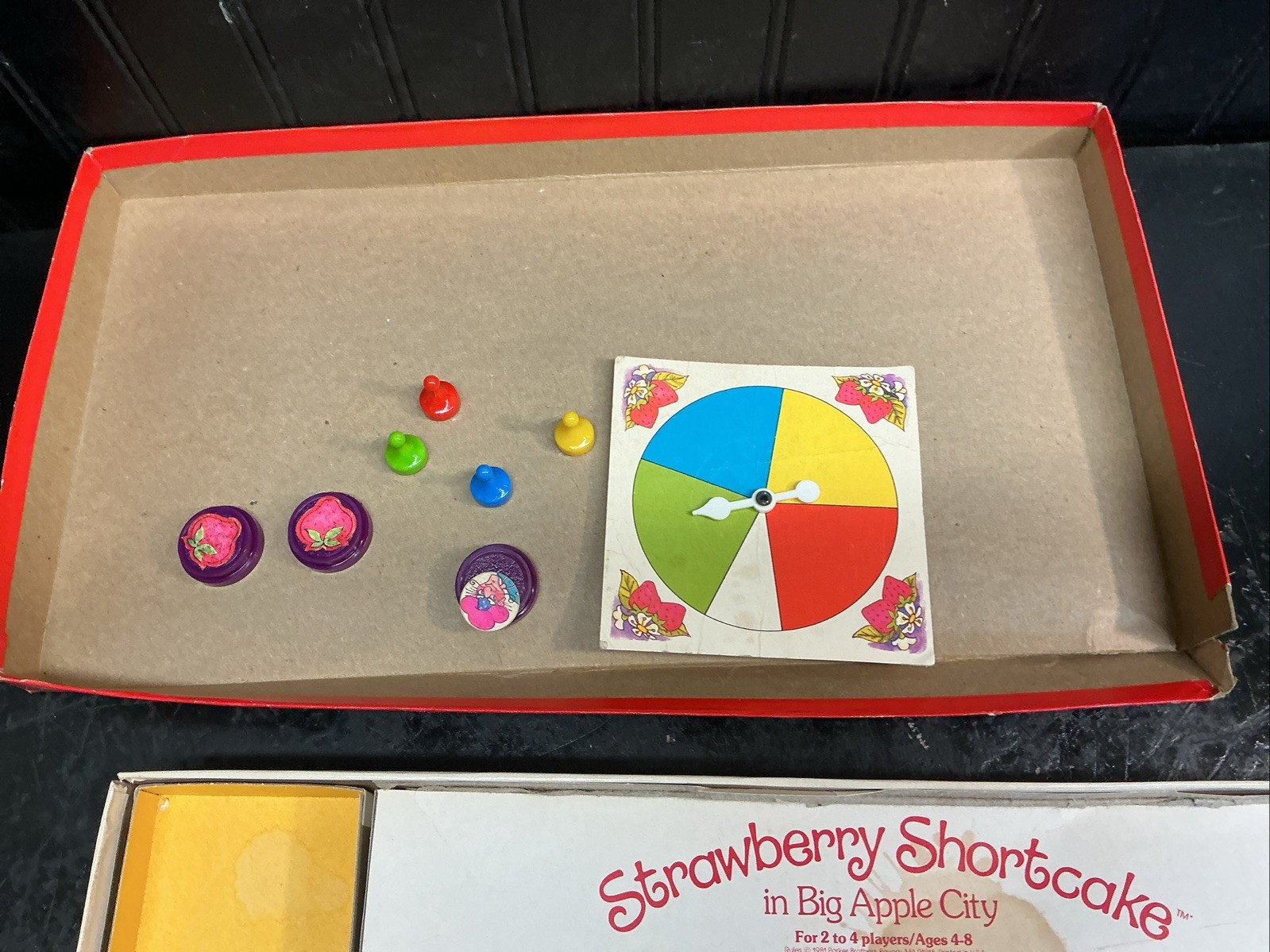 Strawberry Shortcake In the Big Apple Game, Used 1981, Parker Brothers