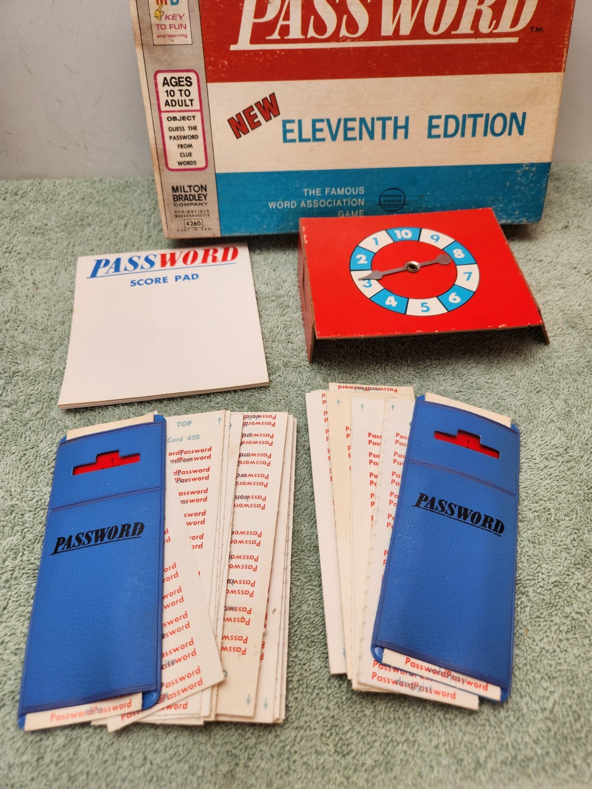 Vintage 1970 Password Game New 11th Edition Milton Bradley Complete #4260