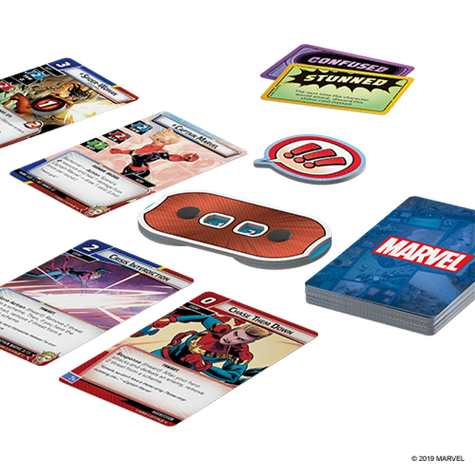 Marvel Champions Card Game Superhero Adventures Cooperative Deck Building Game
