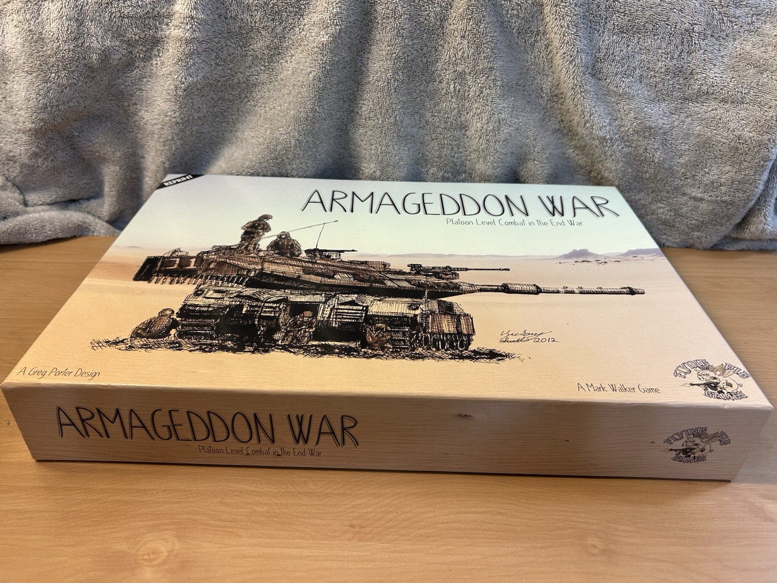 Flying Pig Games Armageddon War: Platoon Level Combat 2024 Reprint Mint Unpunch