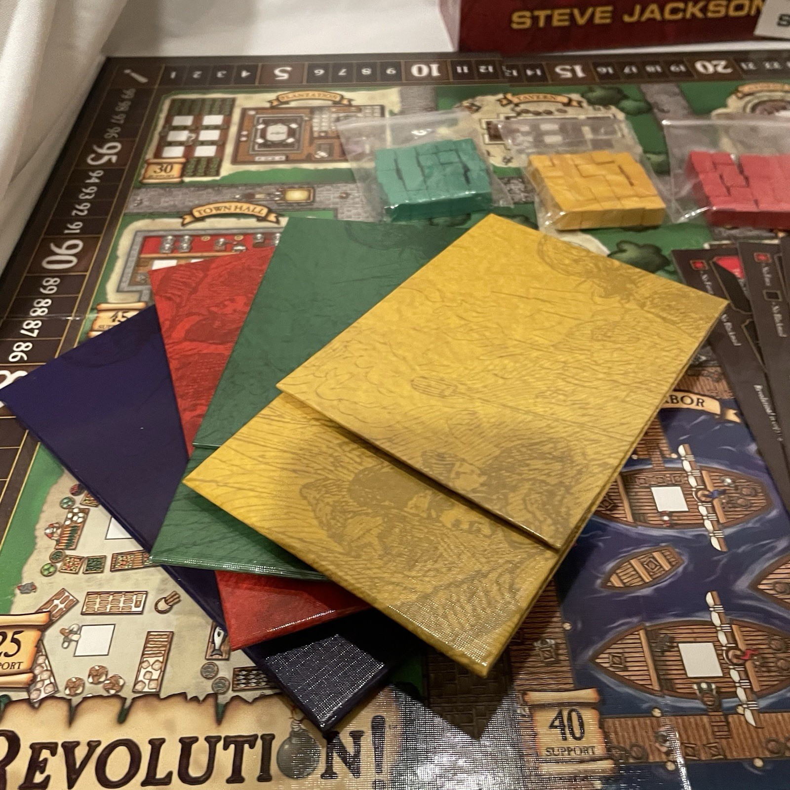 Revolution! Board Game Steve – Jackson Games First Edition, 100% complete – Used