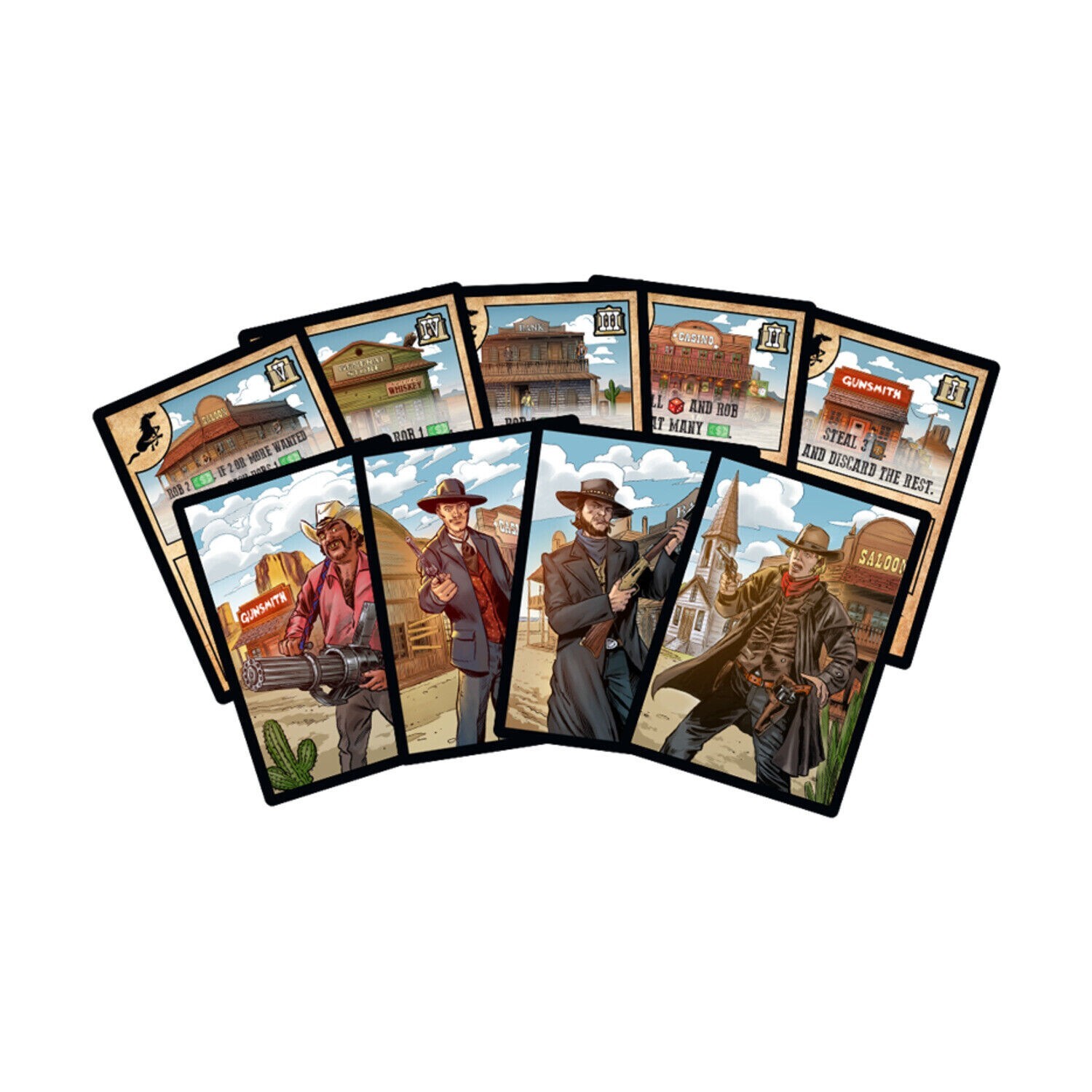Wanted – Rich or Dead Western shoot ‘Em up Cowboy Sheriff Galakta Board game NIB