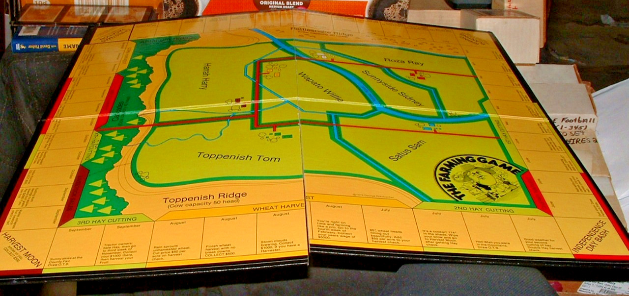 Vintage The Farming Game, Harvest the Fun! By Weekend Farmer Board Game Complete