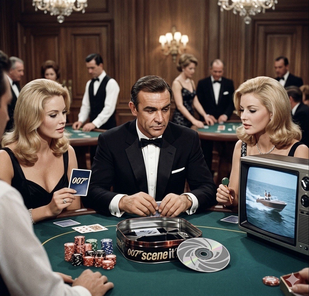 Scene It 007 James Bond Collectors Edition Tin DVD Board Game Casino Royale NEW